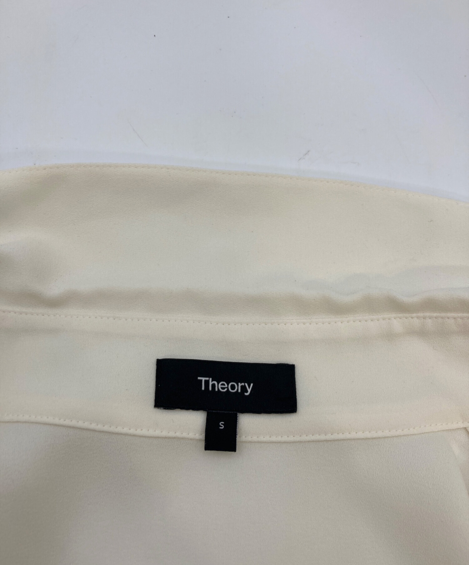 中古・古着通販】theory (セオリー) PRIME GGT BD RUFFLE TOP/ラッフル