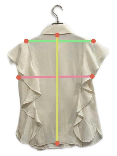 中古・古着通販】theory (セオリー) PRIME GGT BD RUFFLE TOP/ラッフル