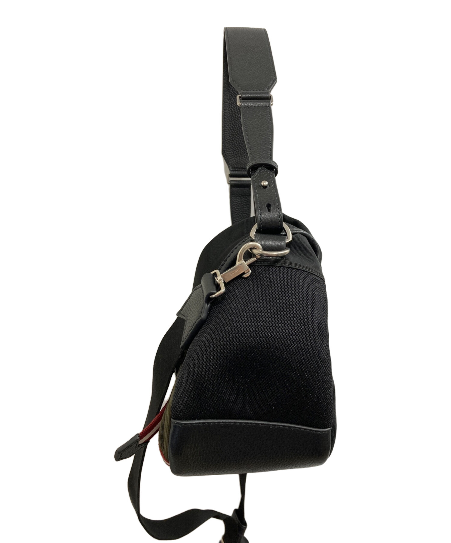 BALLY ブラック メッセンジャーバッグ 中古・古着通販】BALLY (バリー) Code メッセンジャーバッグ ブラック