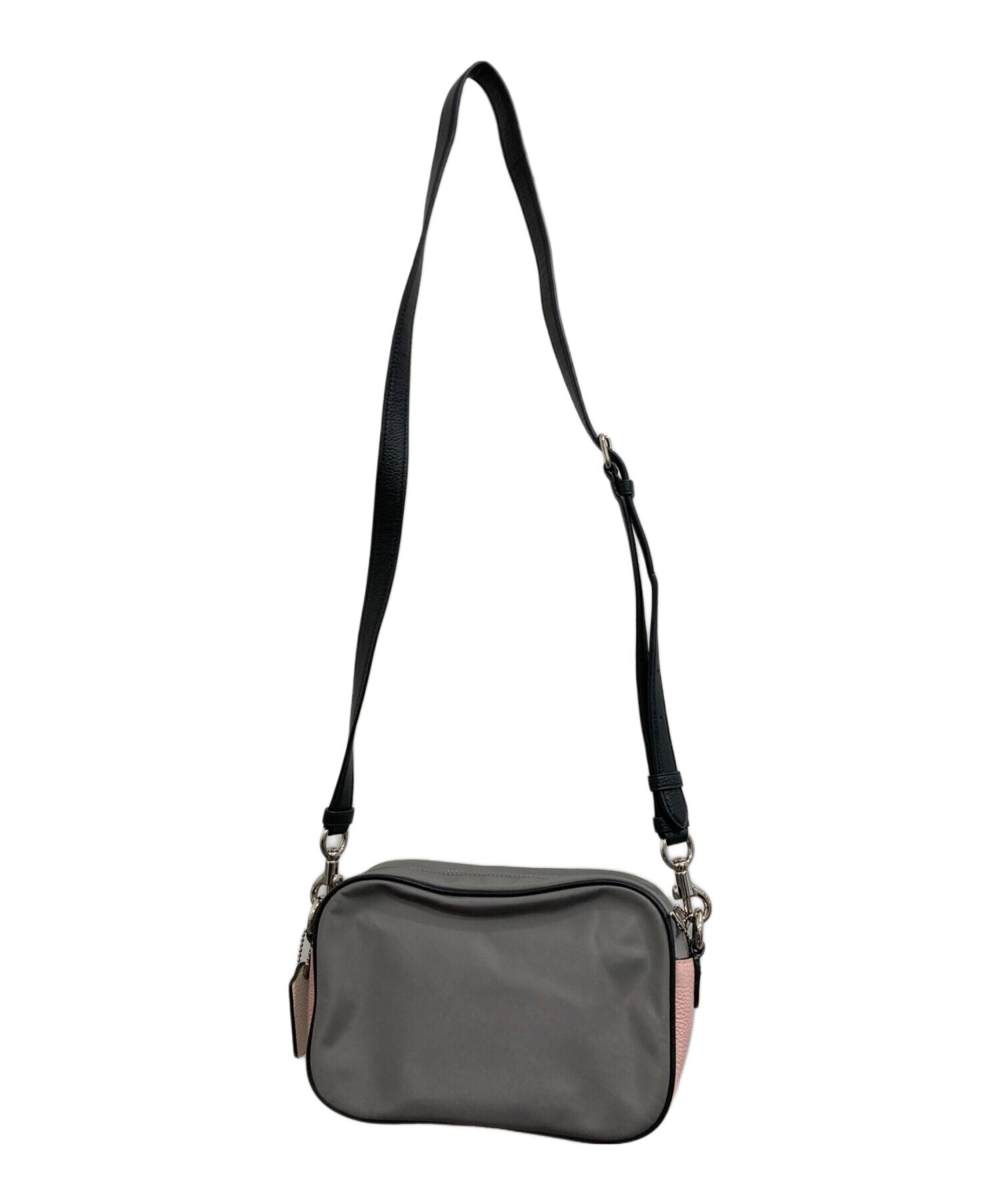 中古・古着通販】COACH (コーチ) ショルダーバッグ ホワイト×ピンク 