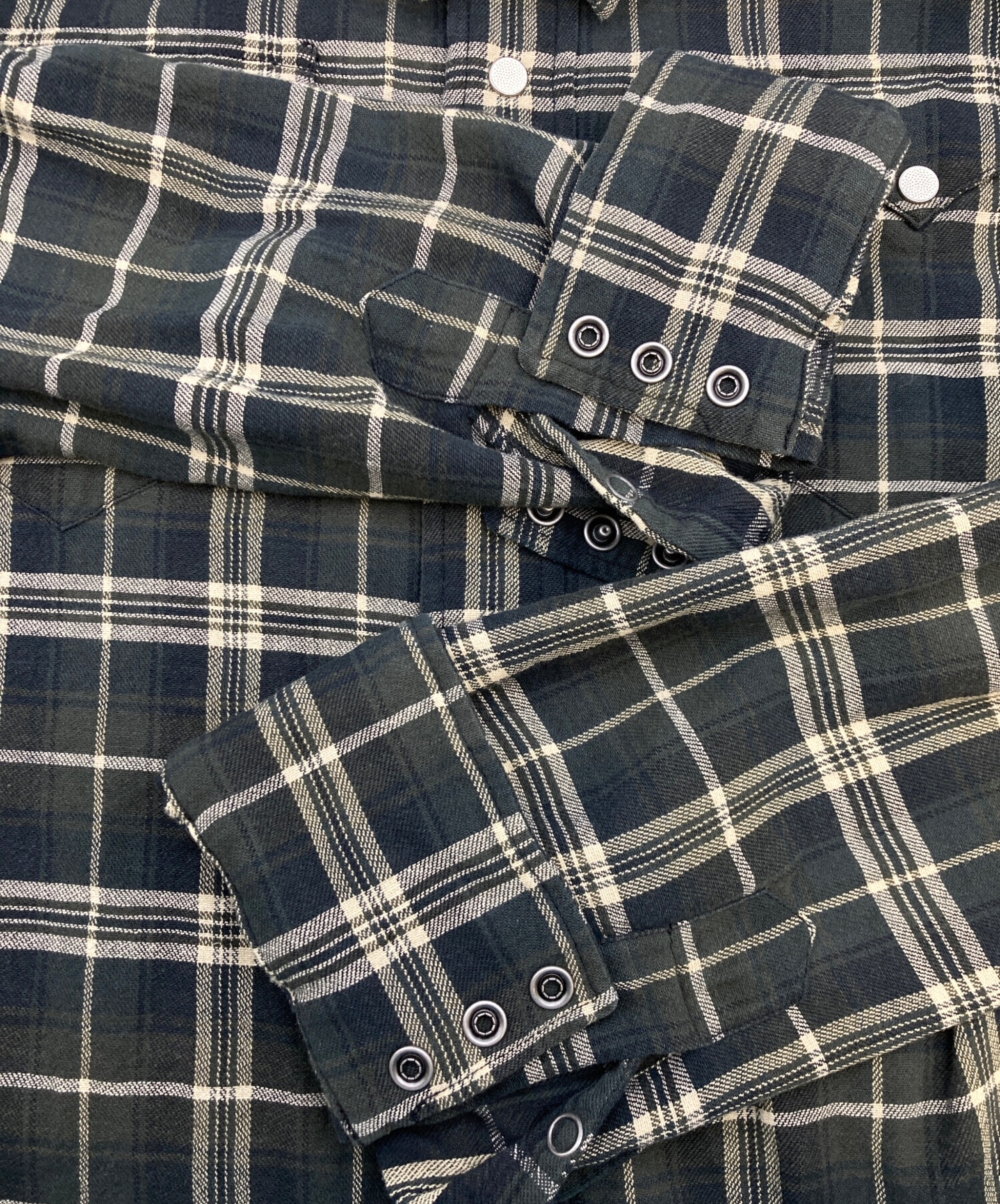 中古・古着通販】RRL (ダブルアールエル) チェックウエスタン