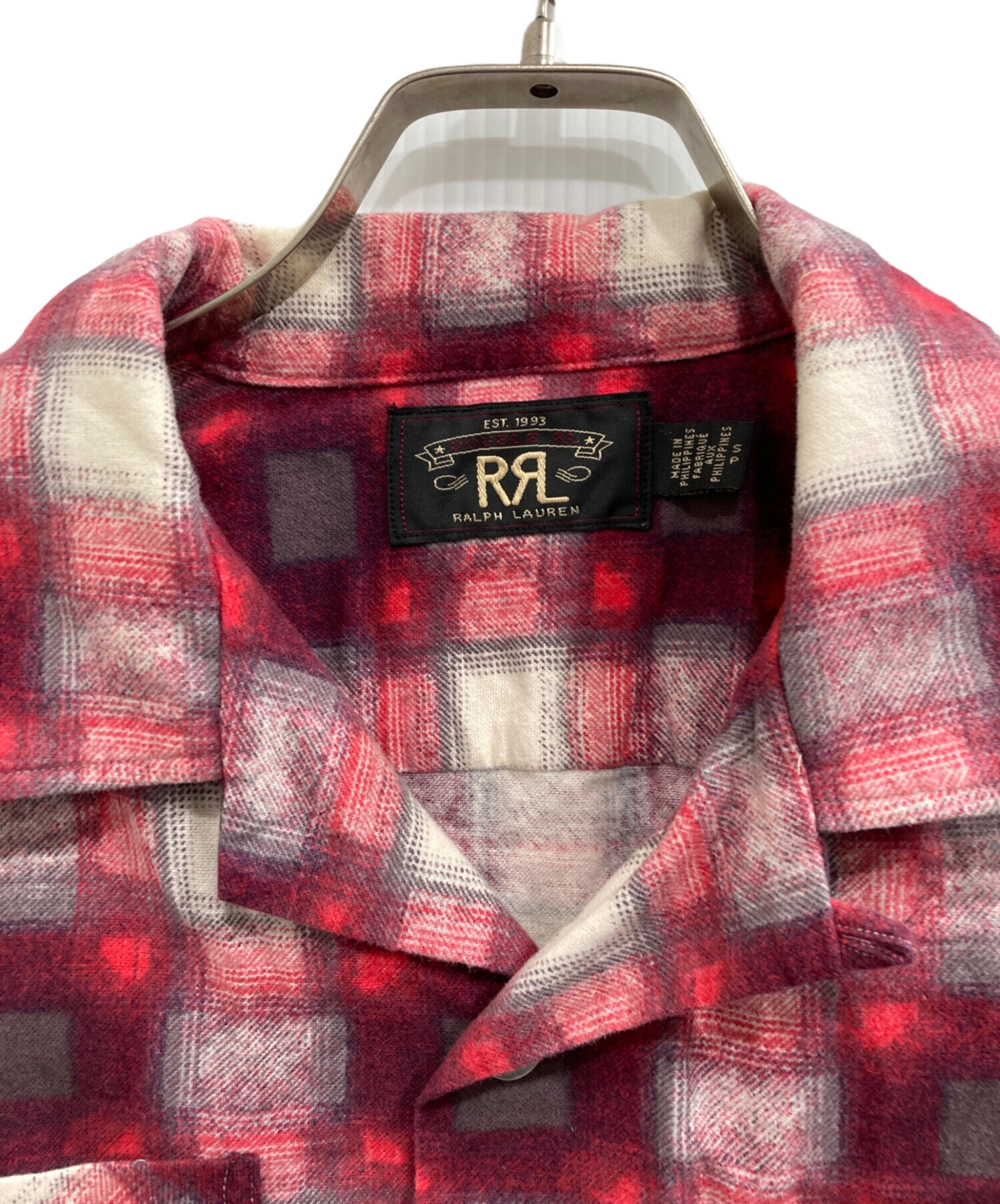 The LettersフランネルシャツMINEDENIM古着ヴィンテージRRL 中古・古着通販】RRL (ダブルアールエル) プラッド フランネル