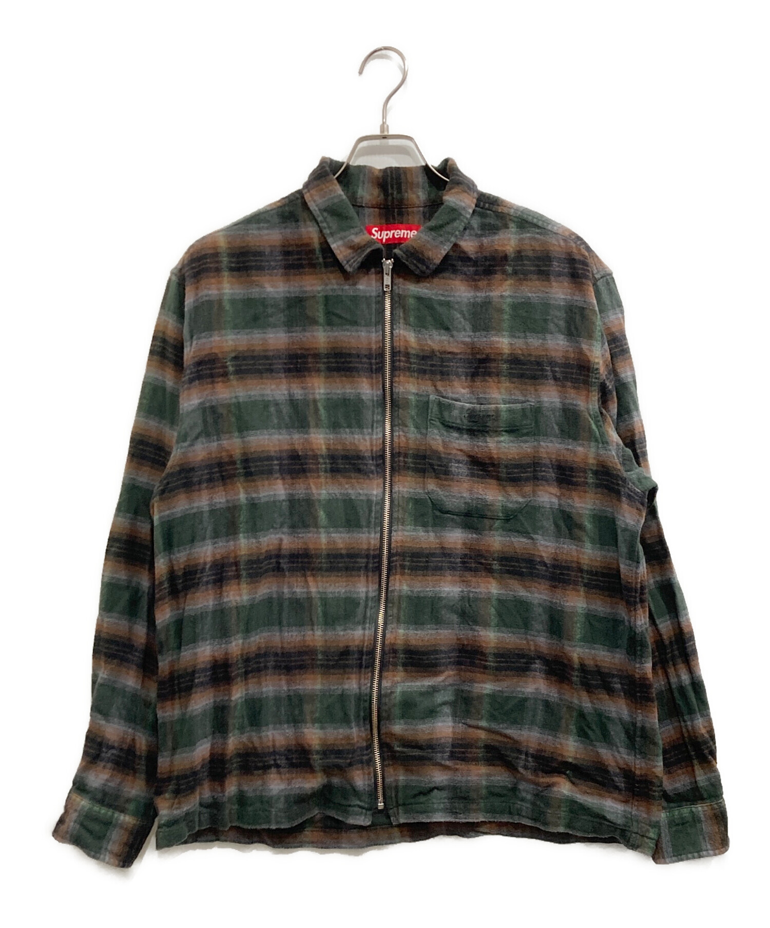 中古・古着通販】Supreme (シュプリーム) Shadow Plaid Flannel Zip Up 
