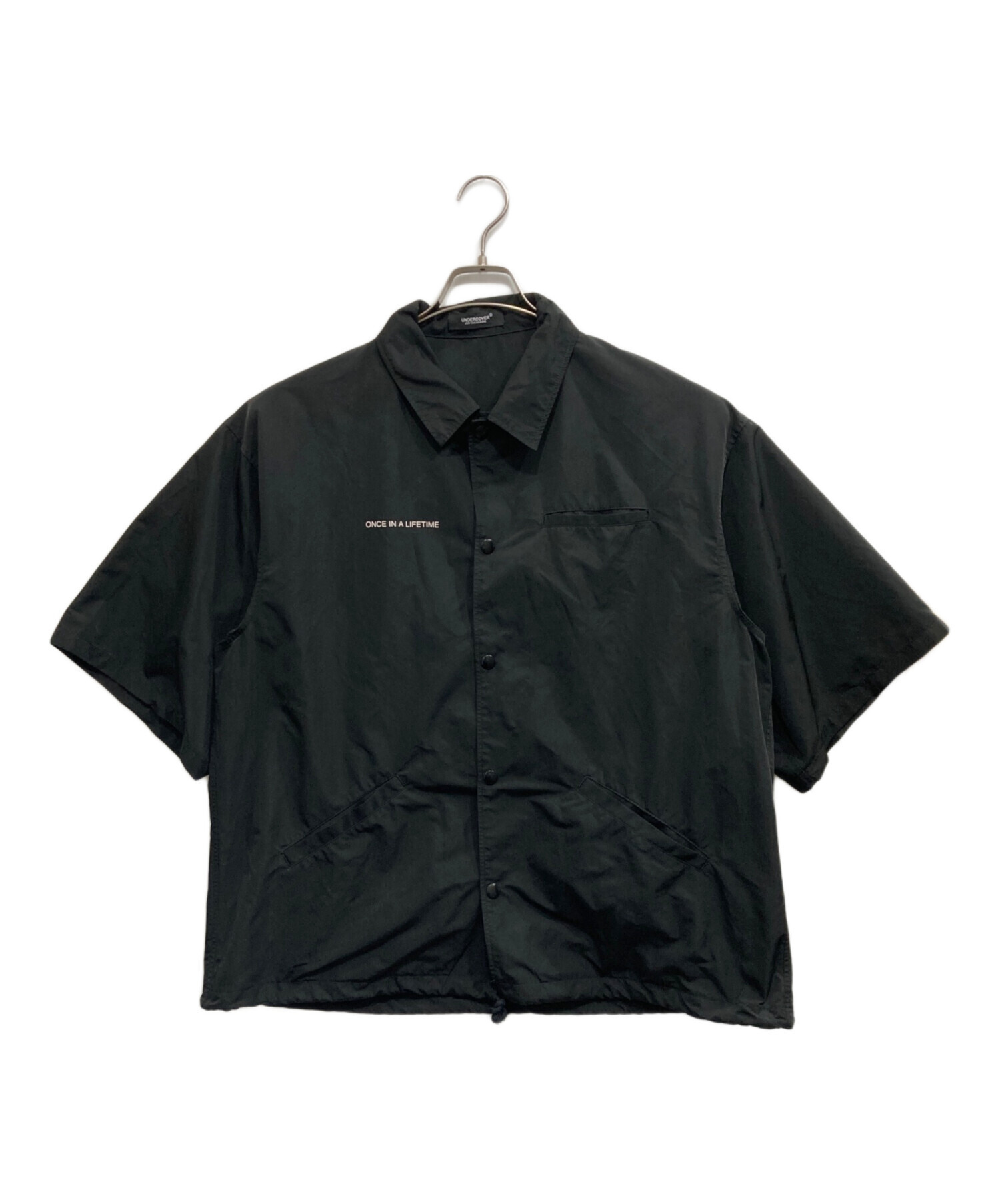 UNDERCOVER 初期 黒タグ アシンメトリーJKT 中古・古着通販】UNDERCOVER (アンダーカバー) 半袖BIGコーチJKT