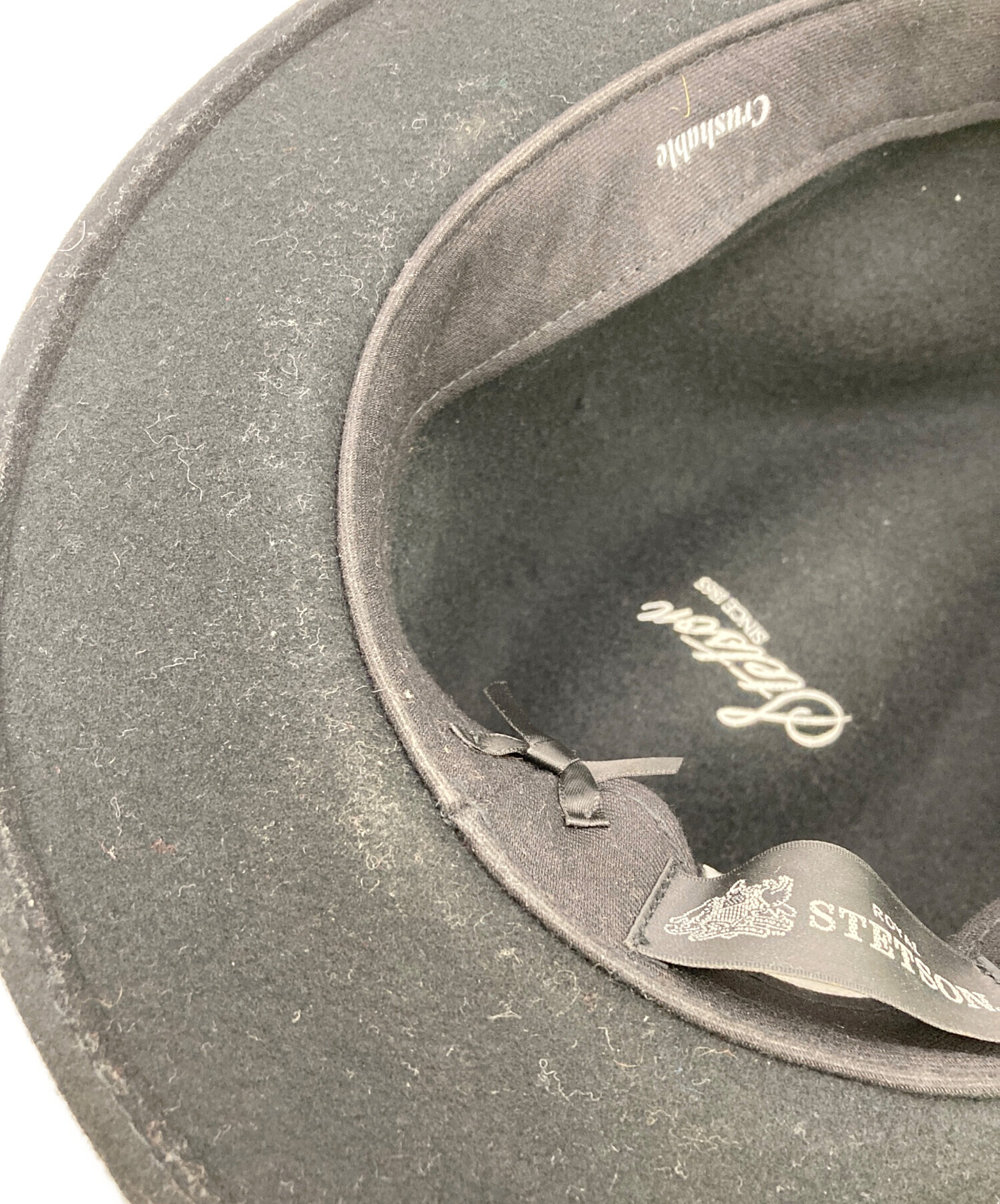 中古・古着通販】STETSON (ステットソン) ハット ブラック サイズ:61cm