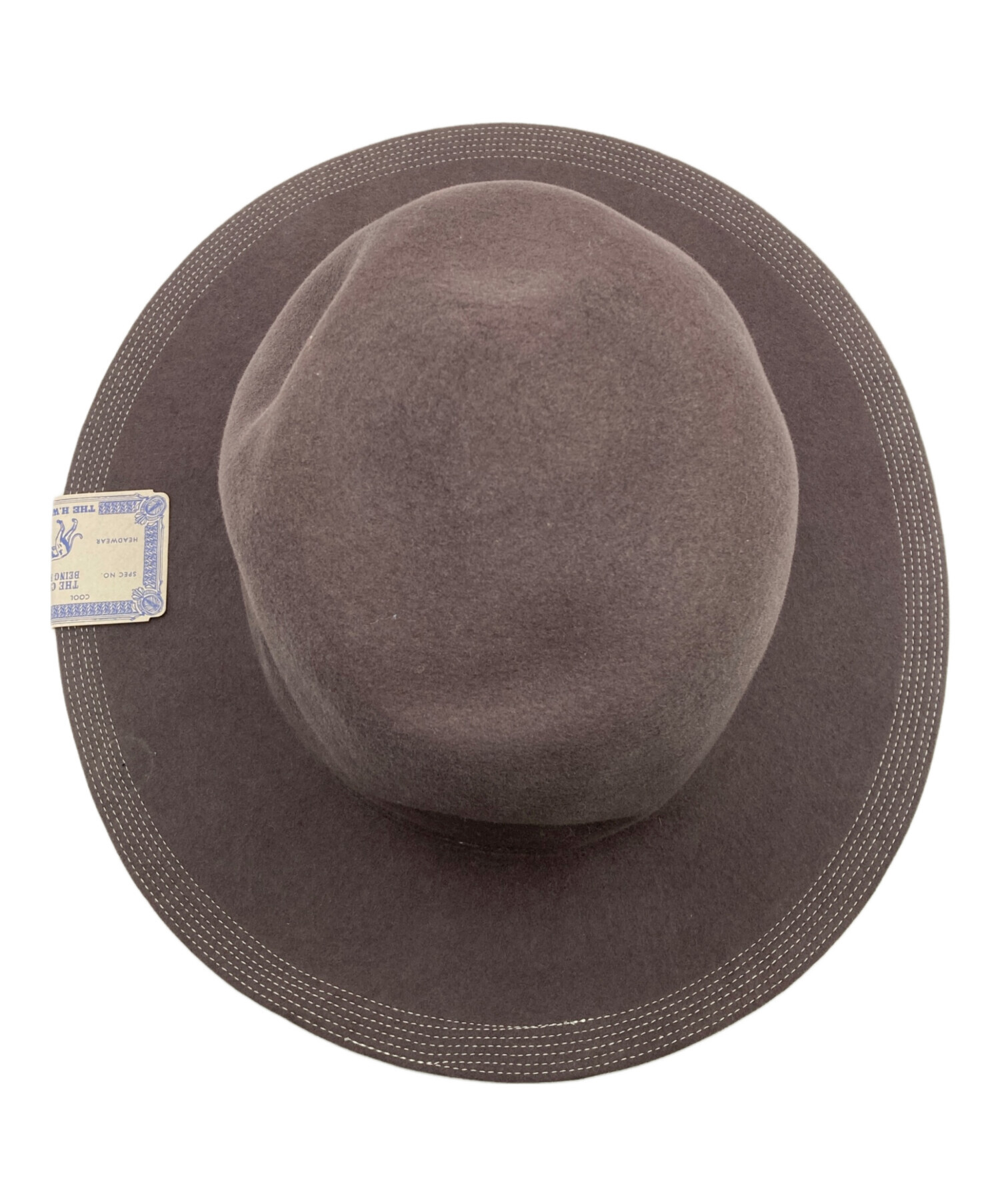 未使用　THE H．W．DOG＆CO． トラベラーズハット バーガンディ　40 中古・古着通販】H.W.DOG&CO (ザ エイチ ダブリュー ドッグ アンド