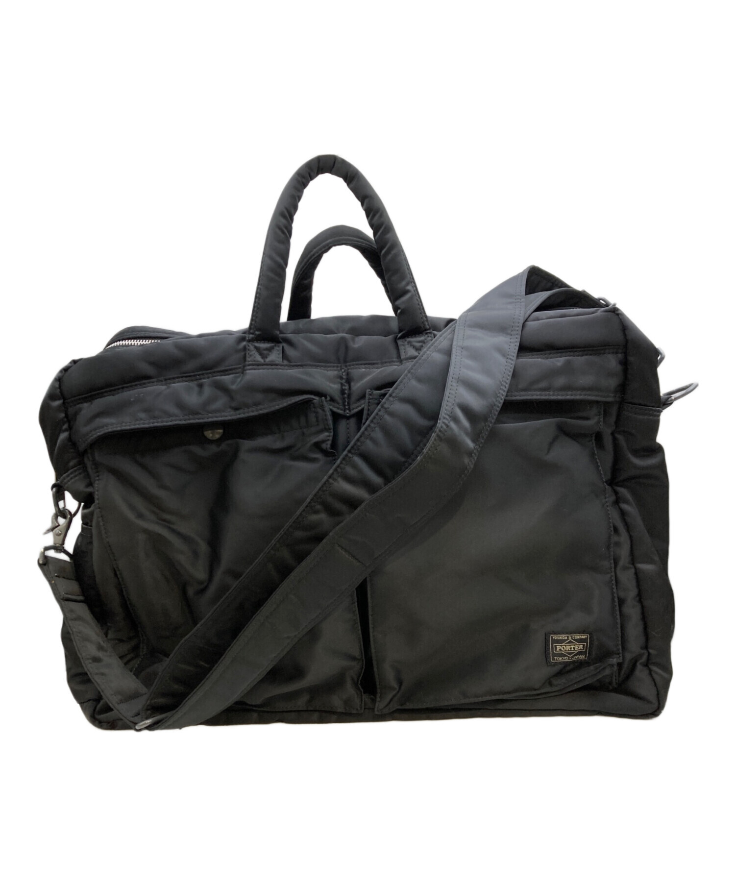 中古・古着通販】PORTER (ポーター) 2層2WAYバッグ ブラック｜ブランド
