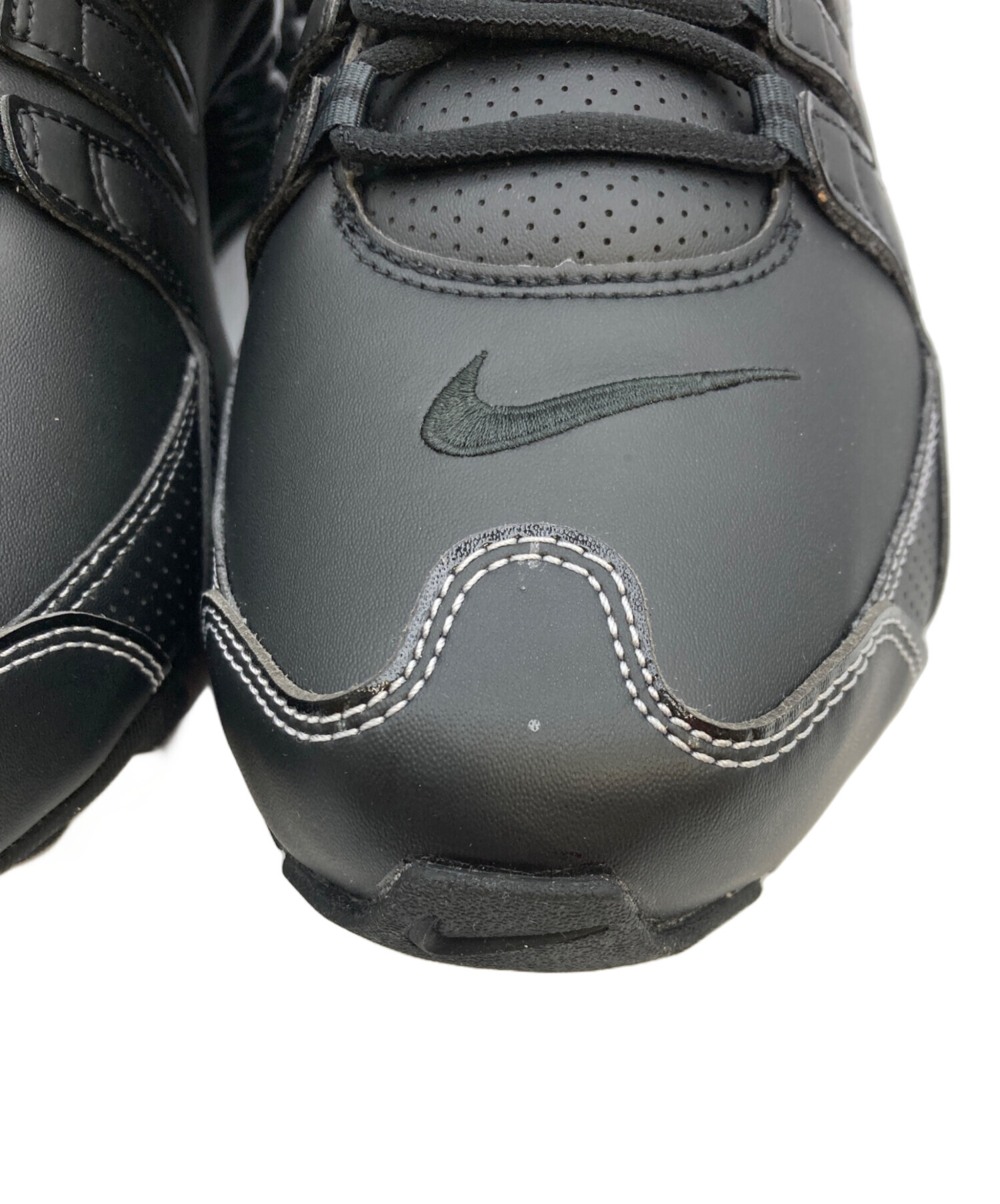 Nike Shox ブラックレザーシューズ 未使用 中古・古着通販】NIKE (ナイキ) Shox NZ 