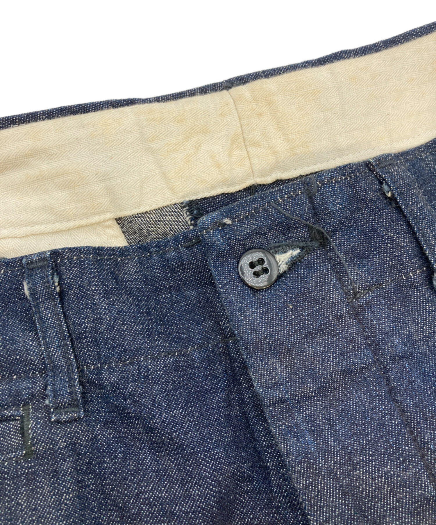 中古・古着通販】ATLAST & CO (アットラスト) ワーク デニムチノパンツ