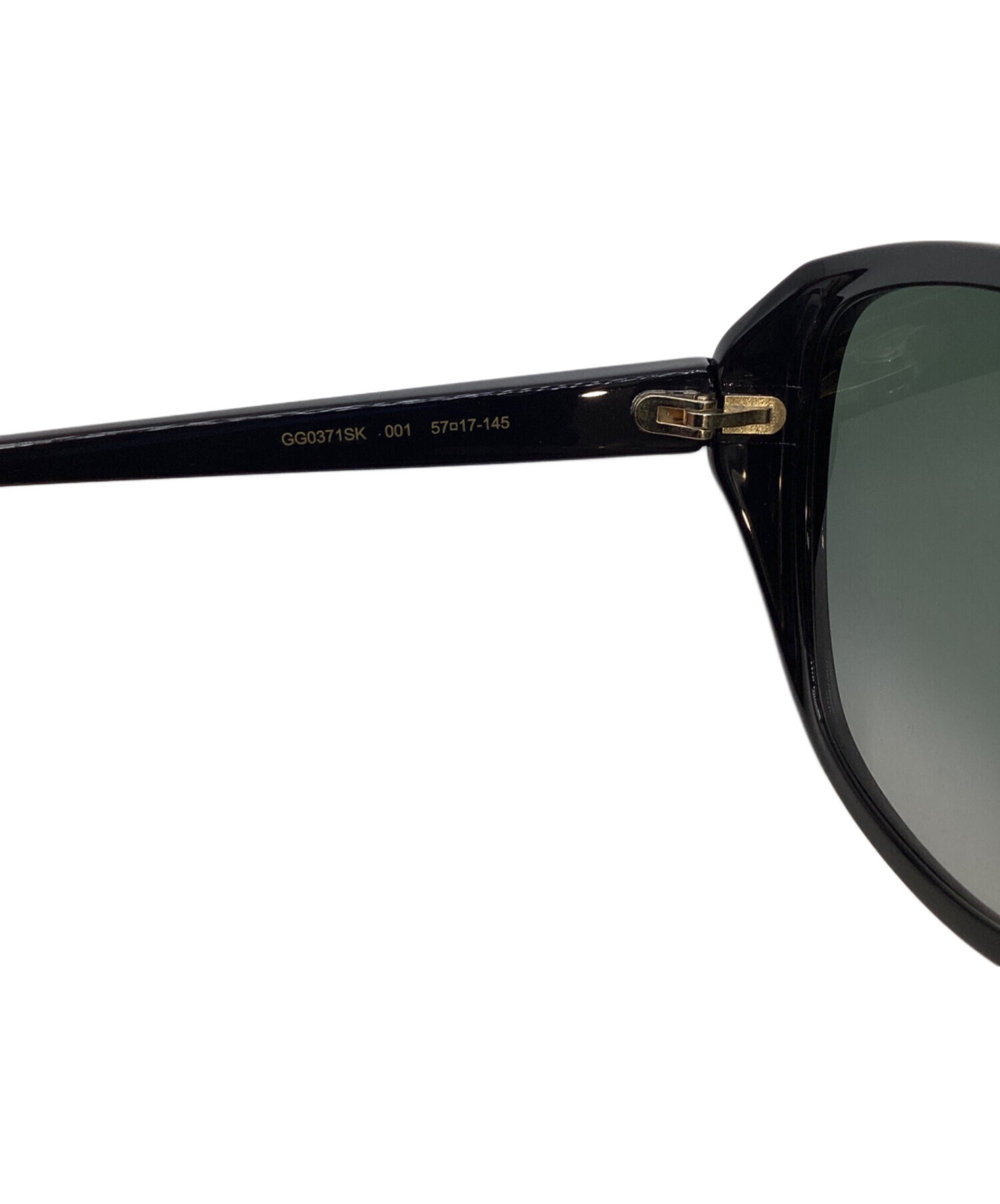 中古・古着通販】GUCCI (グッチ) サングラス ブラック サイズ:57□17