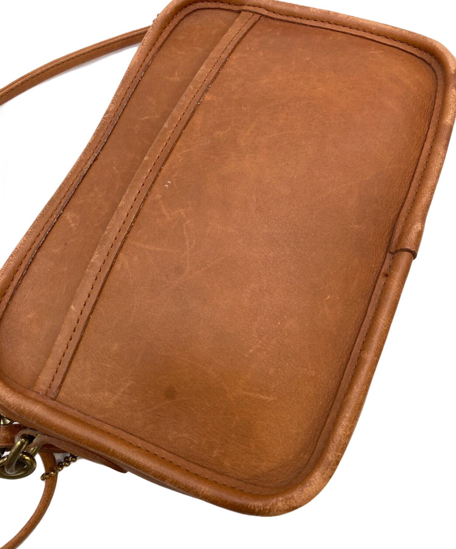 中古・古着通販】COACH (コーチ) ショルダーバッグ ブラウン｜ブランド