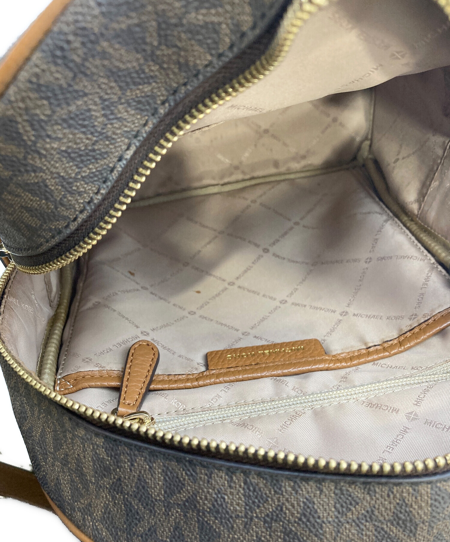 中古・古着通販】MICHAEL KORS (マイケルコース) リュック ブラウン