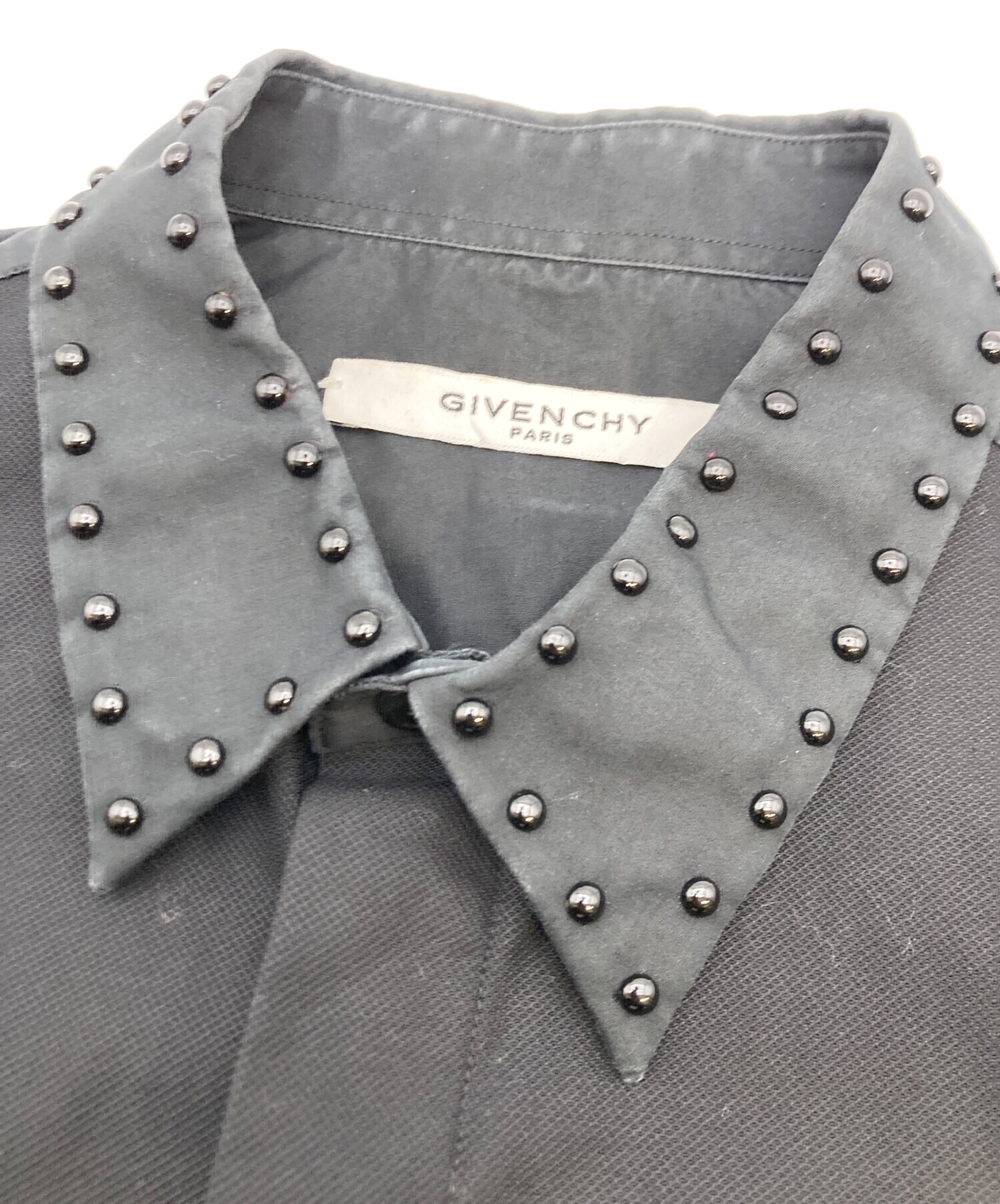 中古・古着通販】GIVENCHY (ジバンシィ) スタッズシャツ ブラック