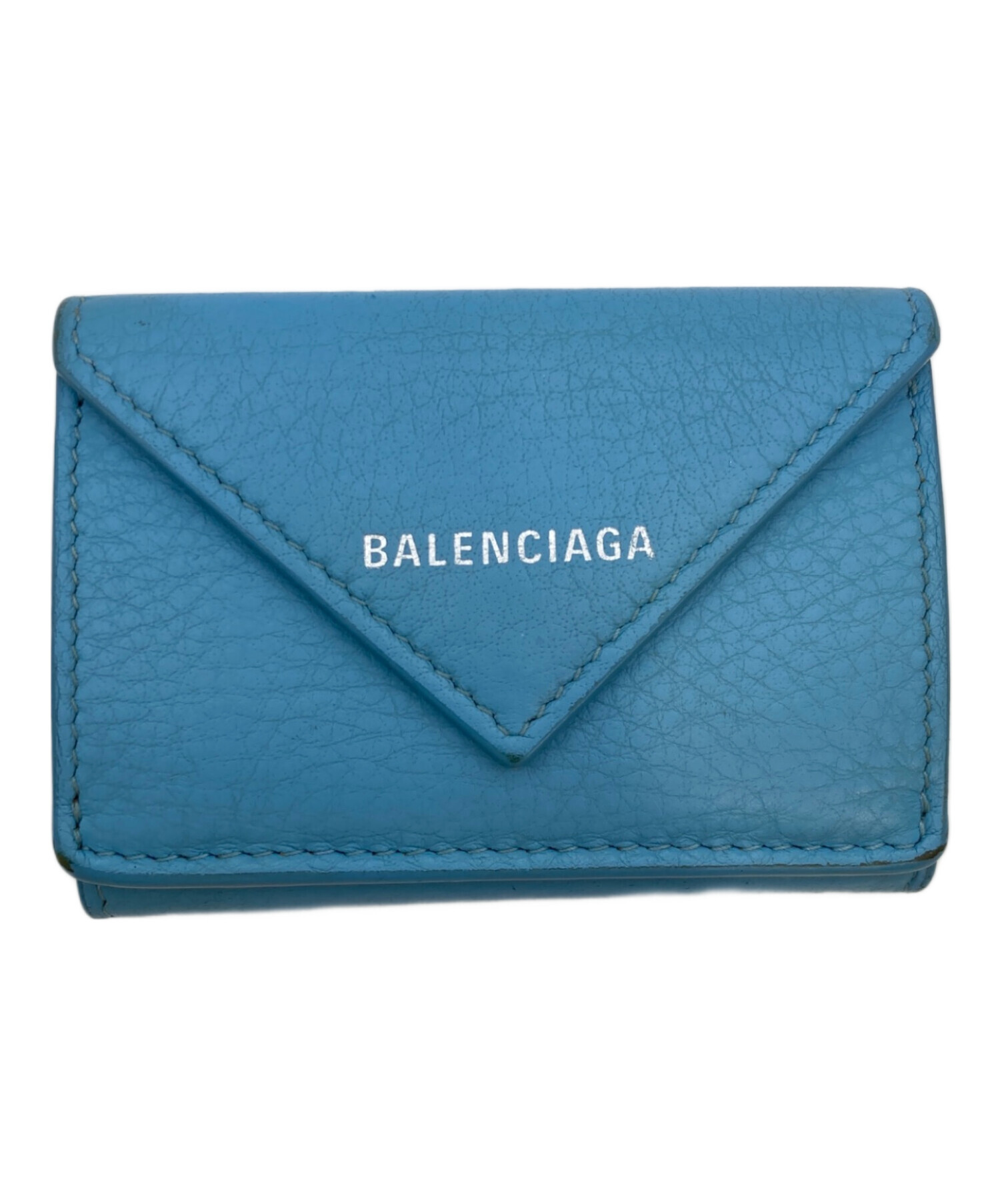 レア！バレンシアガ ミニウォレット 未使用品 BALENCIAGA ペーパー BALENCIAGA（バレンシアガ） ペーパーミニウォレット 三つ折り財布 星