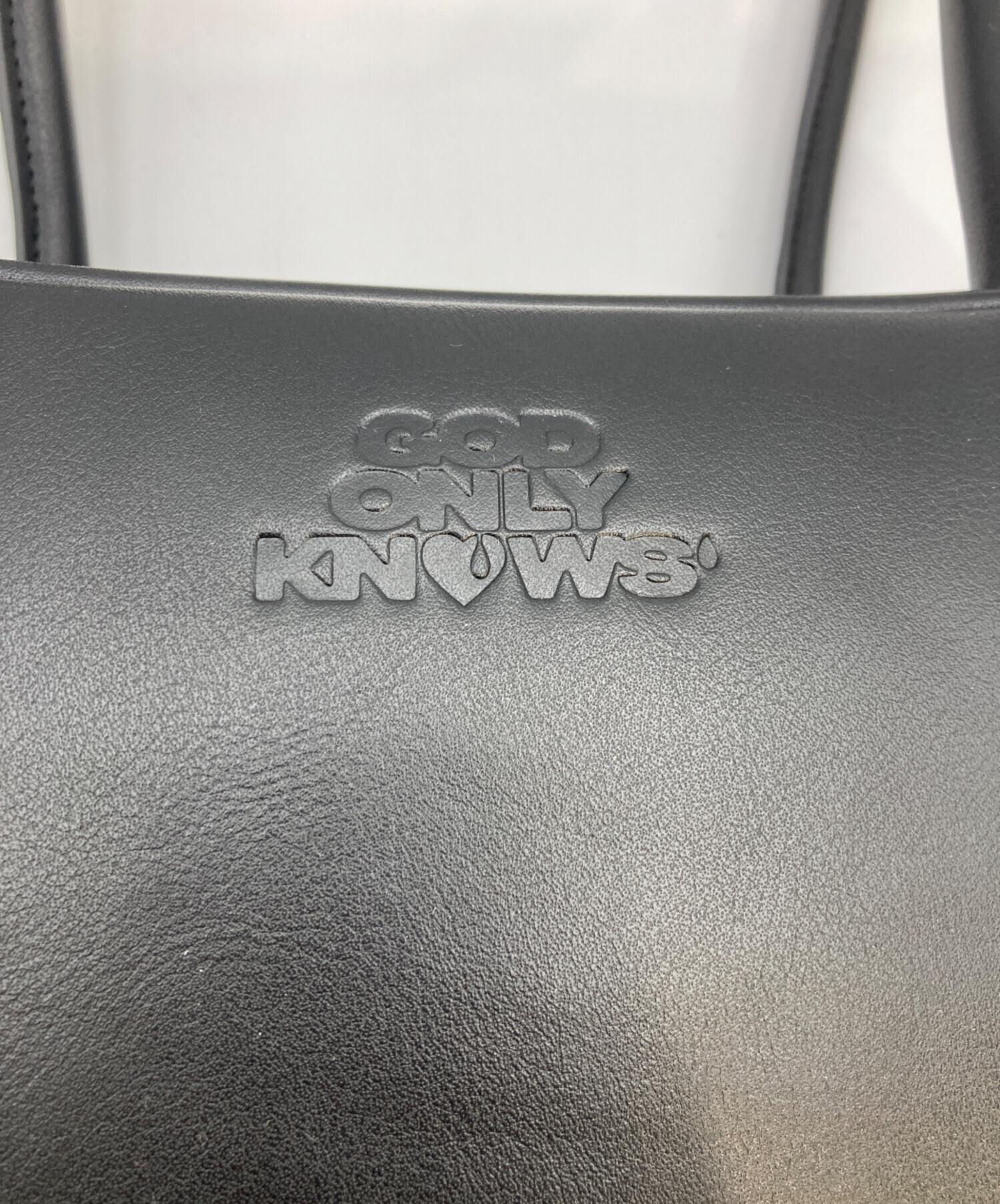 GOD ONLY KNOWS フェイクレザー ハンドバッグ 中古・古着通販】GODONLYKNOWS (ゴッド オンリー ノウズ) フェイク