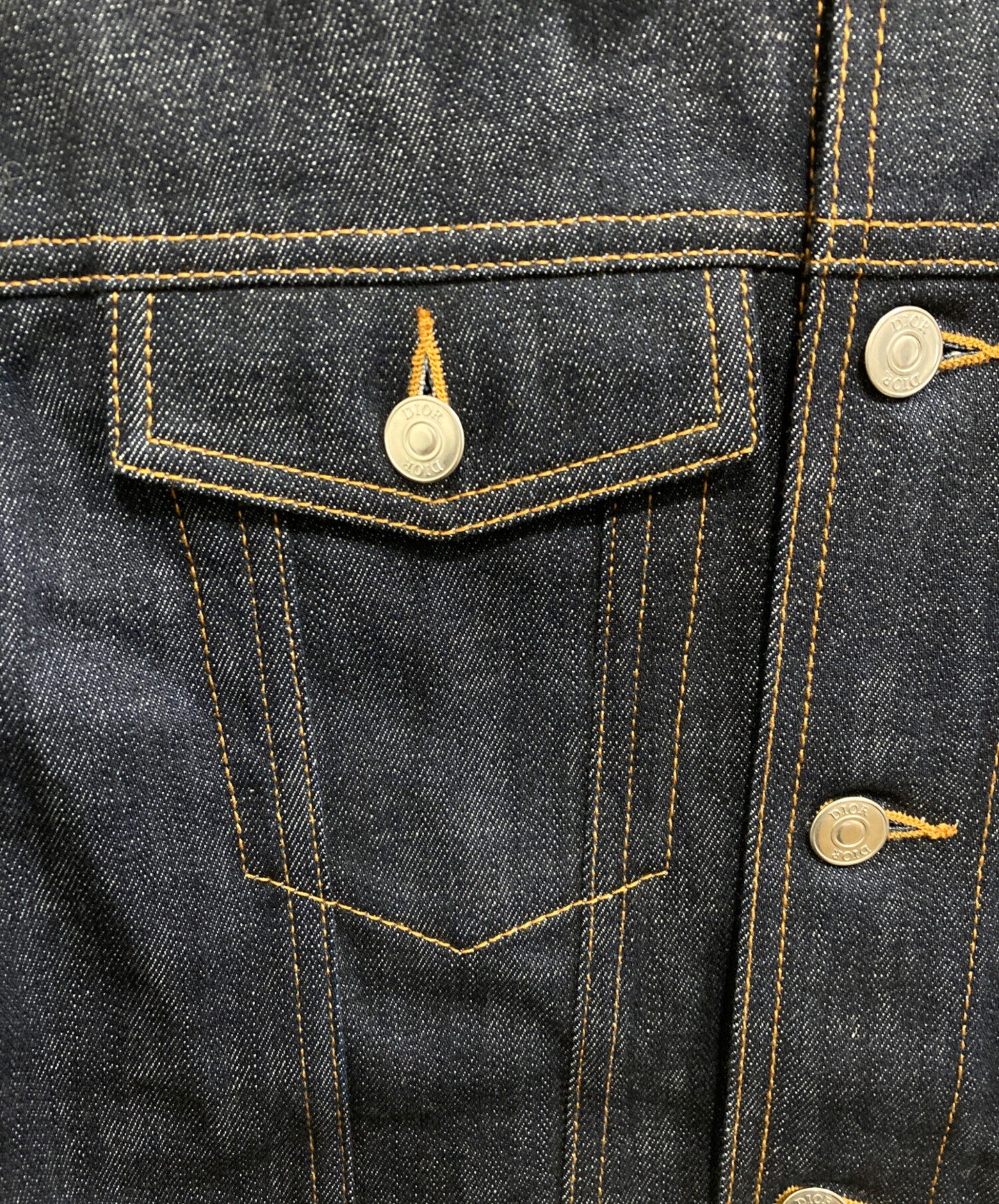 中古・古着通販】Dior (ディオール) Oblique Raw Cotton Denim Jacket