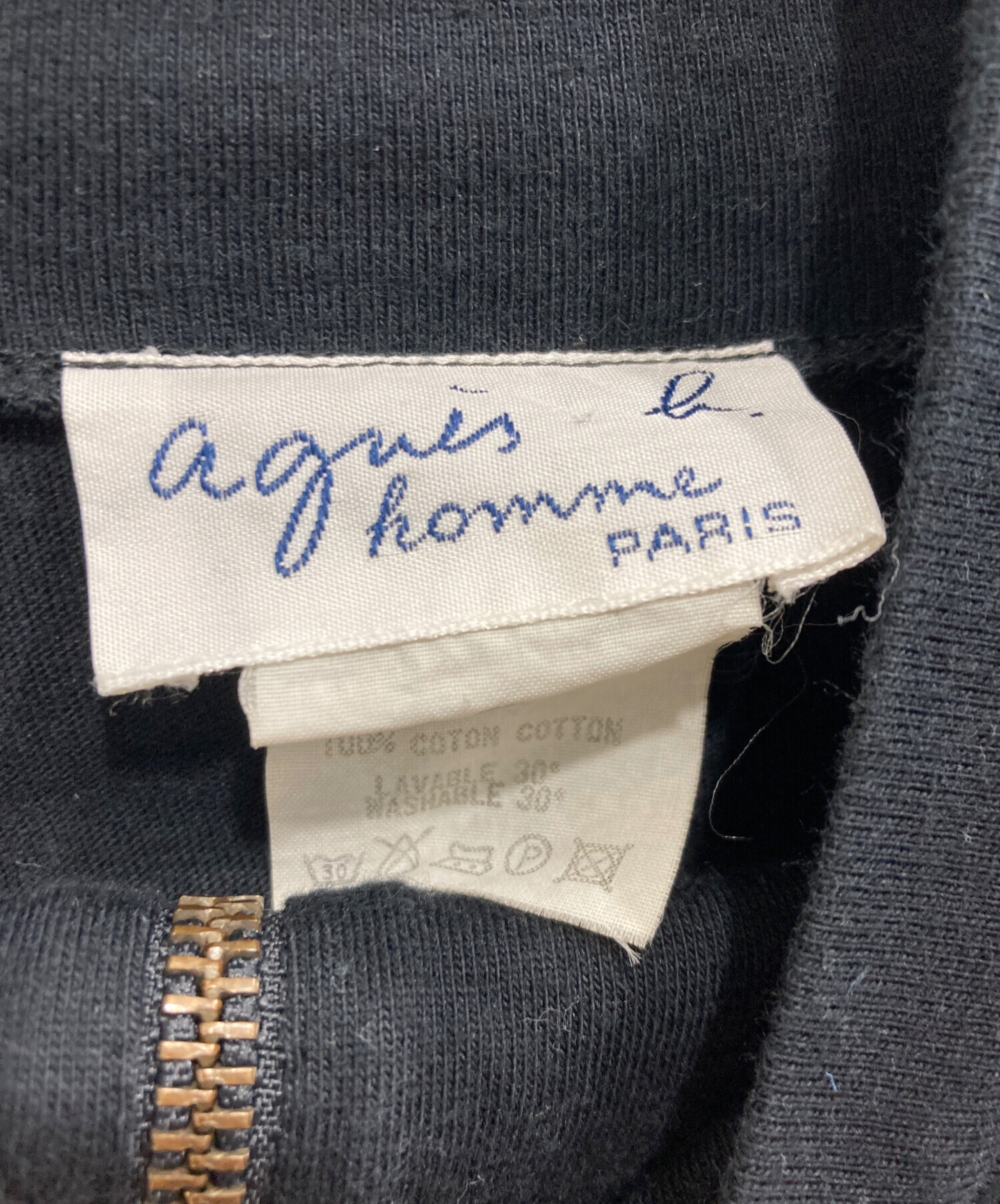 中古・古着通販】agnes b homme (アニエスベーオム) ジップブルゾン