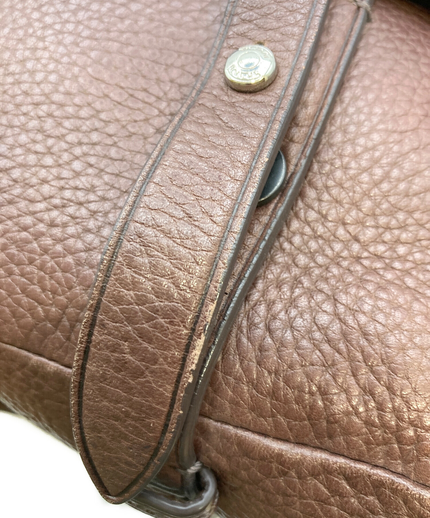 中古・古着通販】TUMI (トゥミ) レザーメッセンジャーバッグ ブラウン