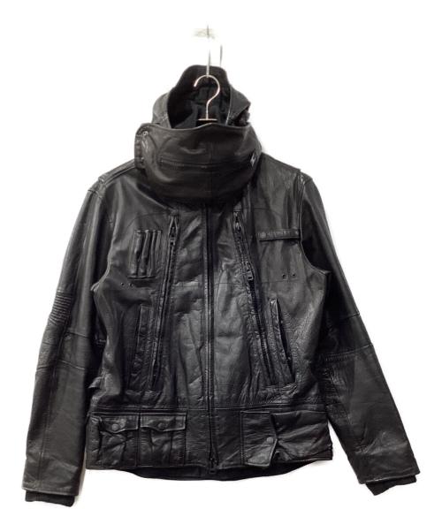 【美品】AVIREX P.D.W FACEMASK LEATHER JACKET 中古・古着通販】AVIREX P.D.W (アヴィレックスピーディーダブリュー