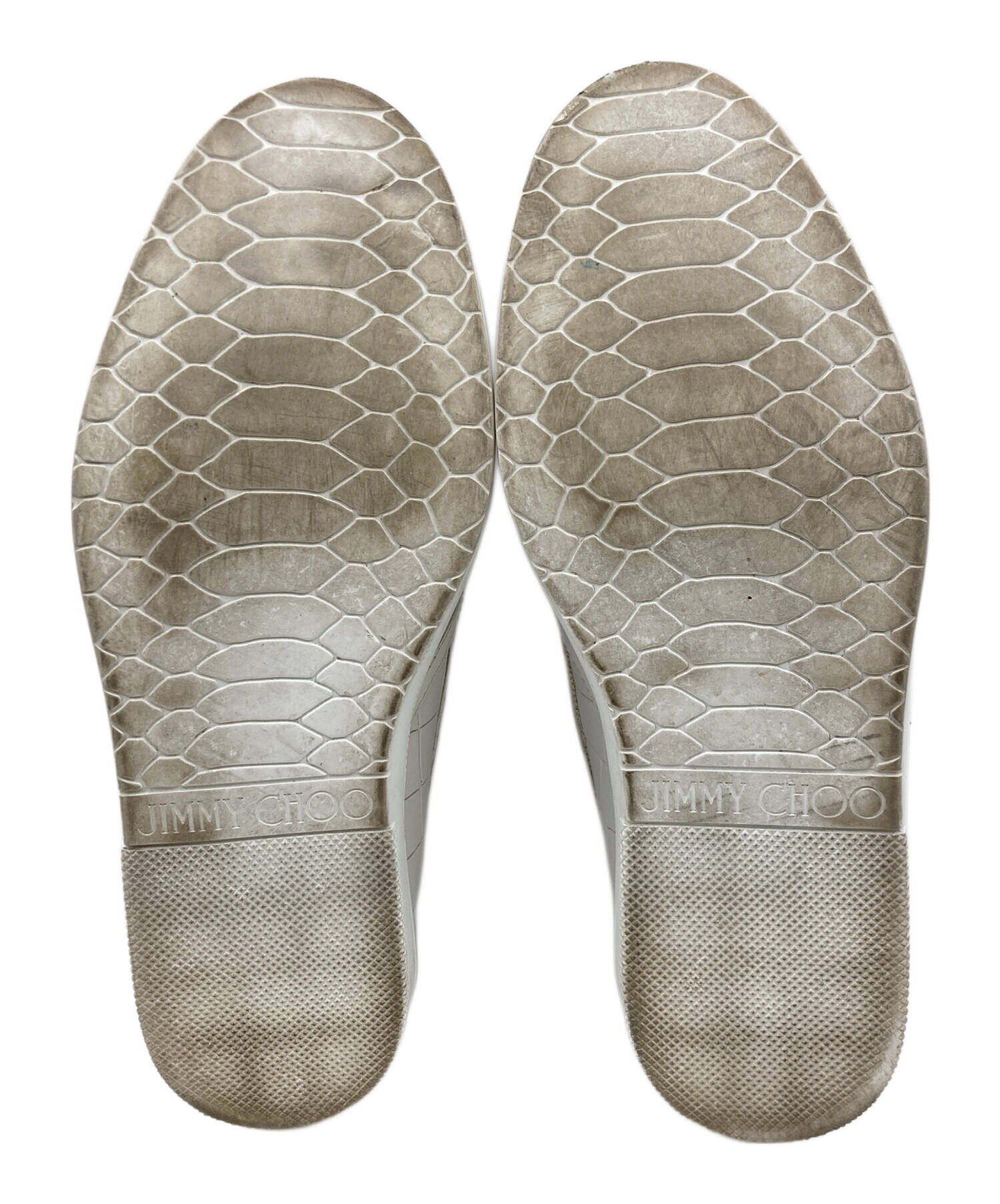 中古・古着通販】JIMMY CHOO (ジミーチュウ) 型押しスリッポン