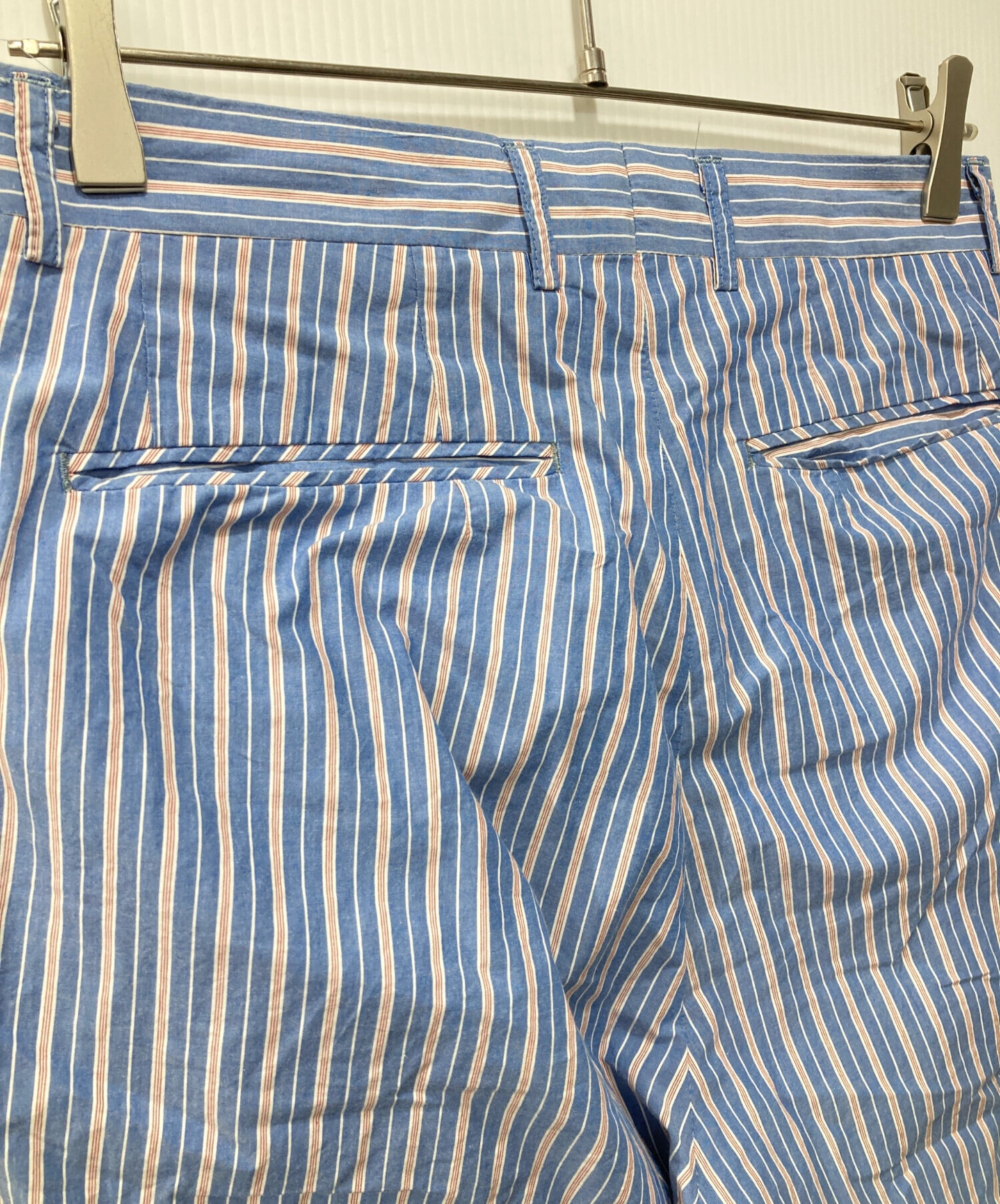 中古・古着通販】NEAT (ニート) ストライプ スラックス ブルー サイズ