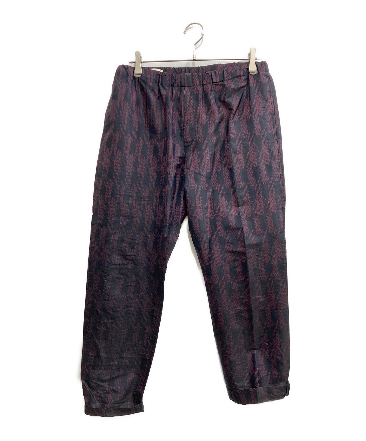 DRIES VAN NOTEN シルクパンツ 中古・古着通販】DRIES VAN NOTEN (ドリスヴァンノッテン) 総柄シルク