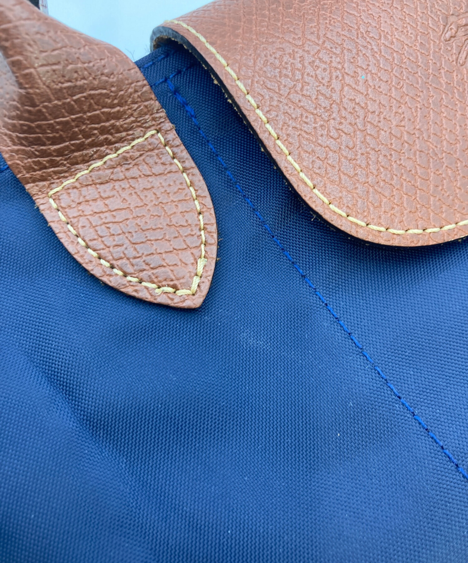LONGCHAMP ロンシャン ショルダーバッグ - 紺 【古着】【中古】 中古・古着通販】LONGCHAMP (ロンシャン) 2WAYバッグ ネイビー