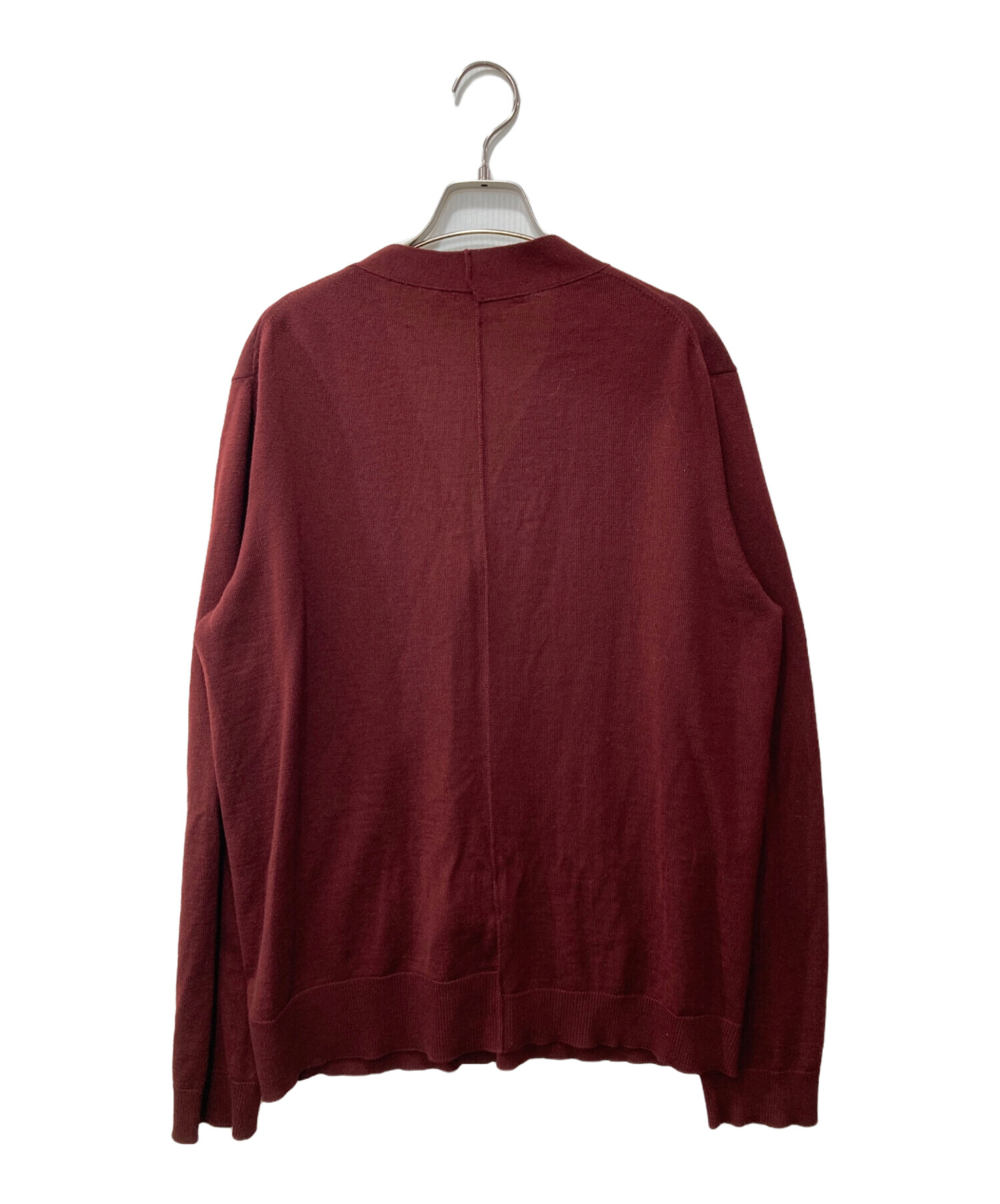 中古・古着通販】MARNI (マルニ) ウールカーディガン レッド サイズ:50