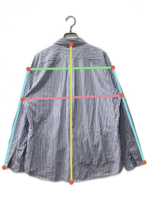 中古・古着通販】YAECA (ヤエカ) コンフォート ストライプシャツ