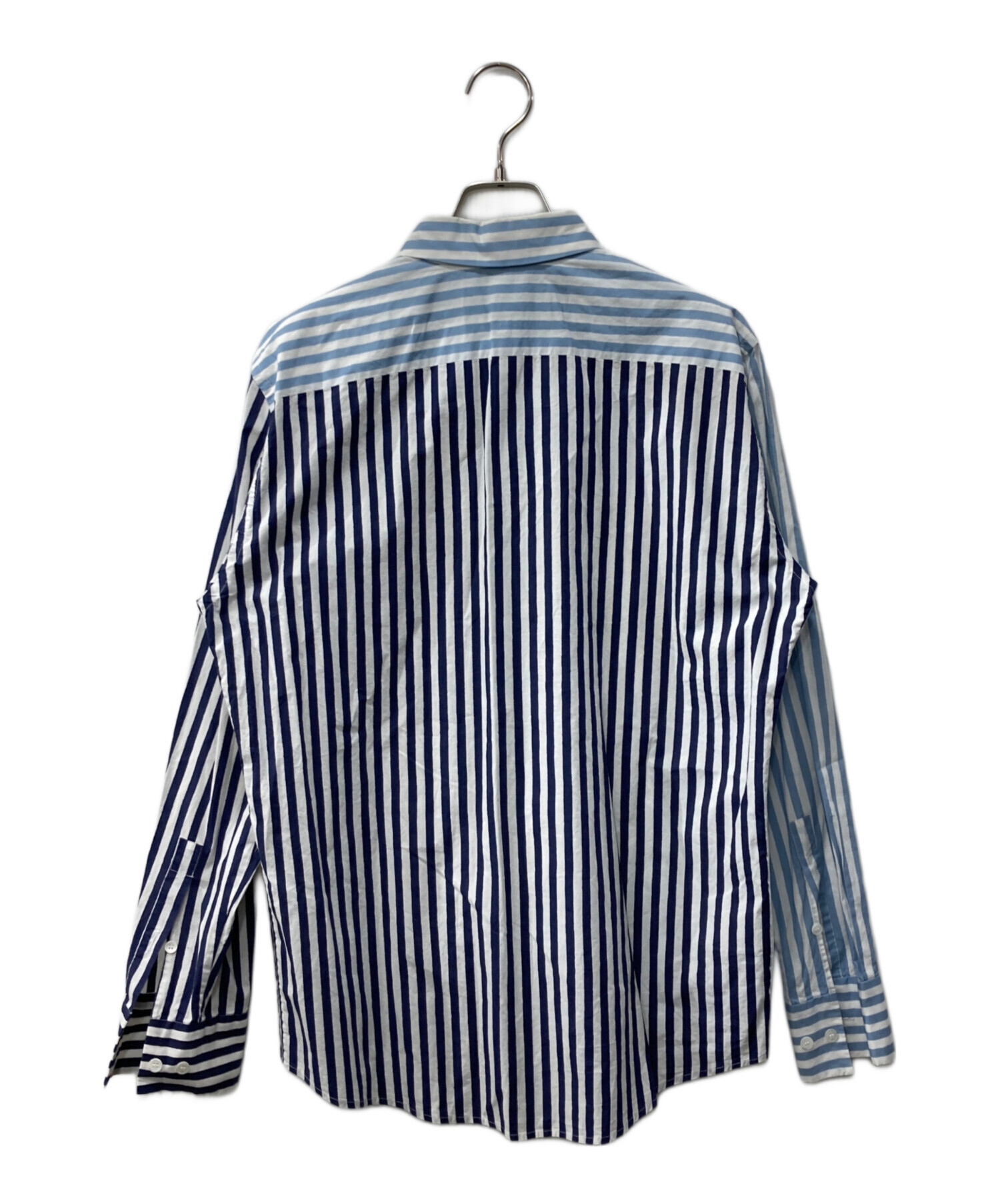 中古・古着通販】MARNI (マルニ) 切替ストライプシャツ ブルー