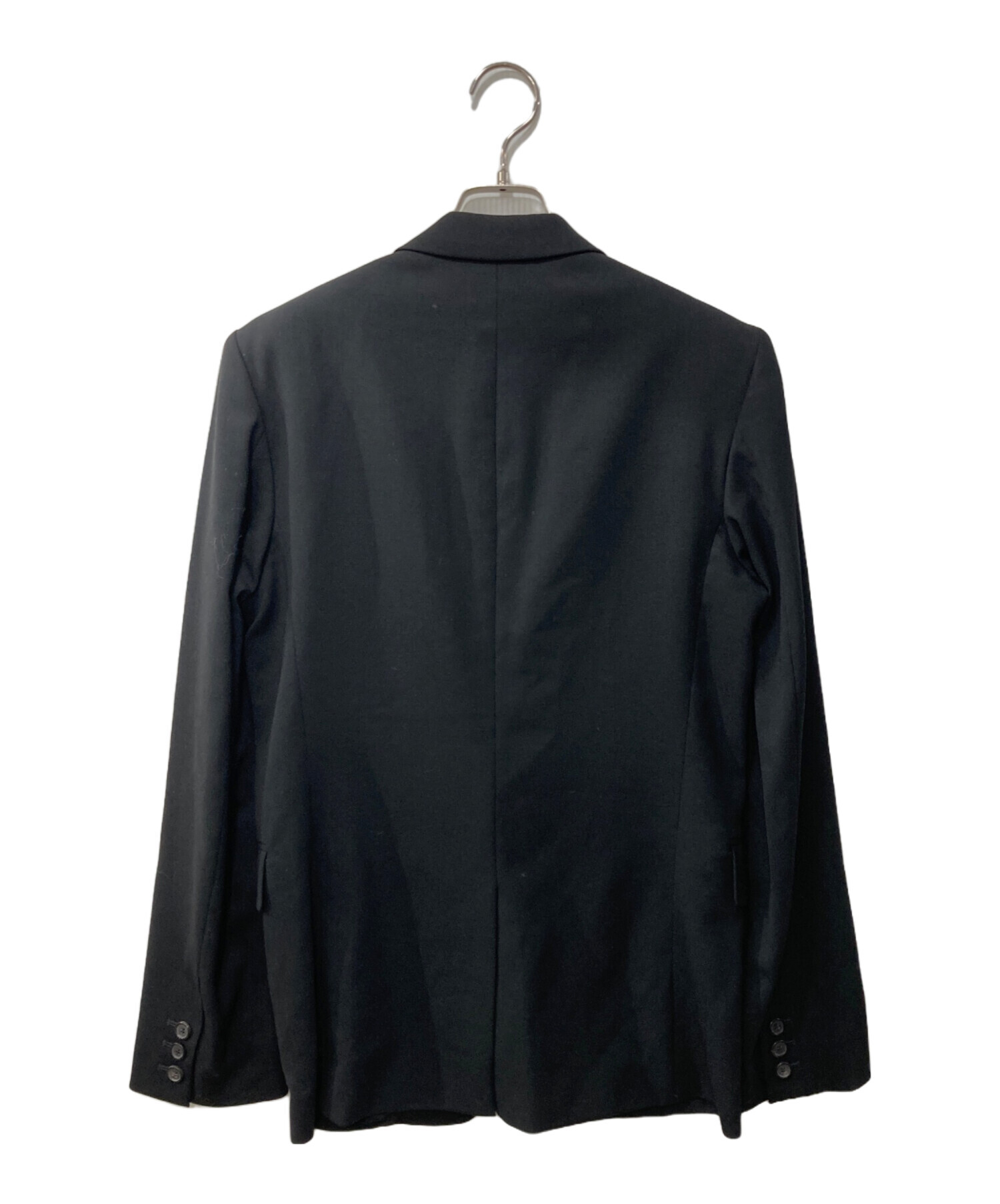 RAF SIMONS テーラードジャケット ブラック　サイズ50 中古・古着通販】RAF SIMONS (ラフシモンズ) テーラードジャケット