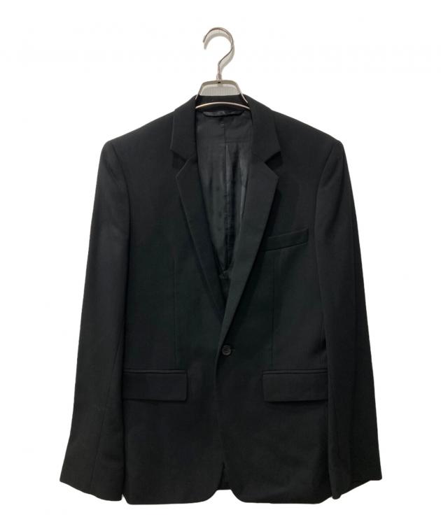 RAF SIMONS テーラードジャケット ブラック　サイズ50 中古・古着通販】RAF SIMONS (ラフシモンズ) テーラードジャケット