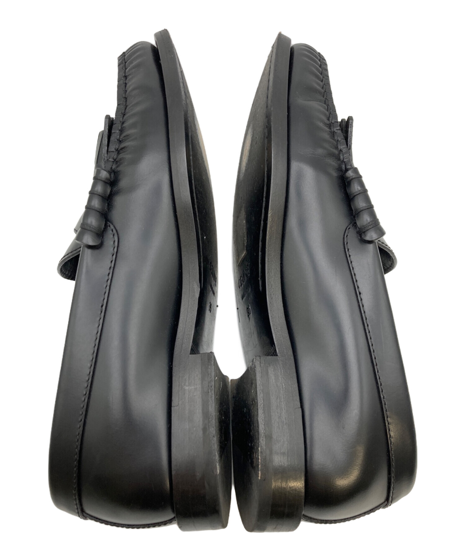 中古・古着通販】CELINE (セリーヌ) タッセルローファー ブラック