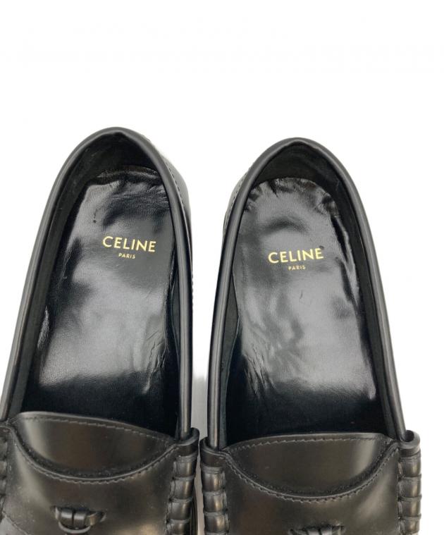 中古・古着通販】CELINE (セリーヌ) タッセルローファー ブラック