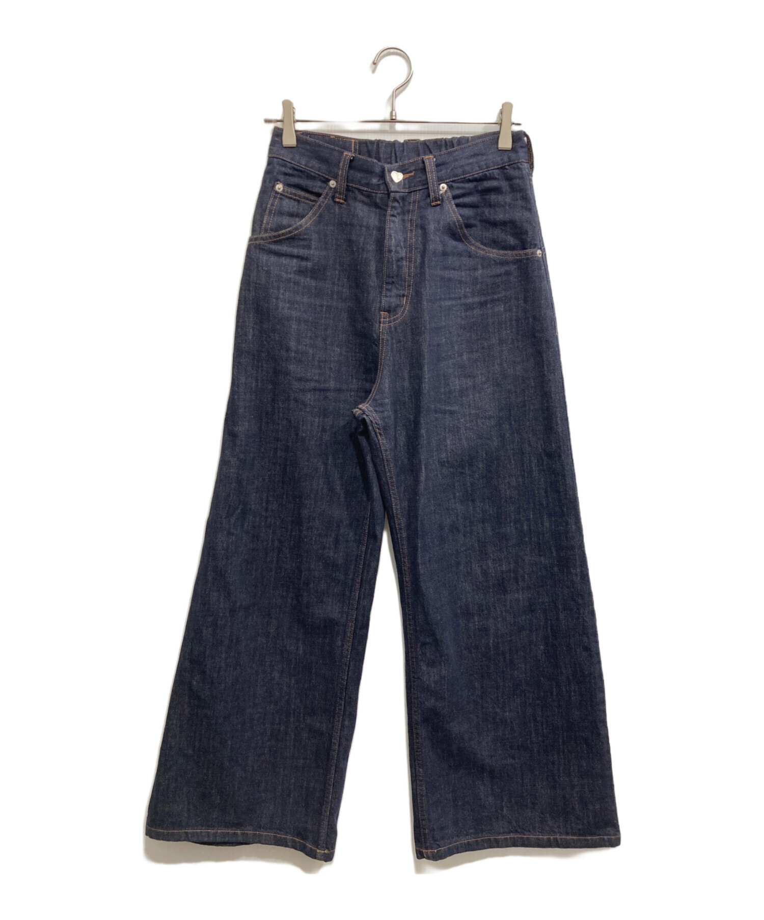 GOD ONLY KNOWS DENIM PANTS BLACK Sサイズ 中古・古着通販】GOD ONLY KNOWS (ゴッドオンリーノウズ) ワイドデニム