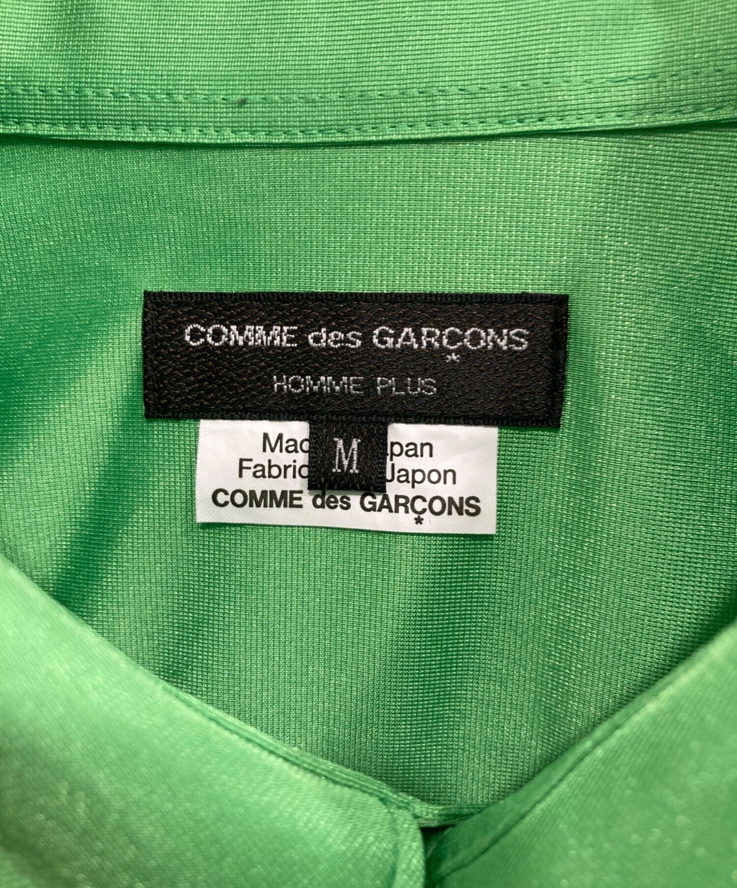 COMME des GARÇONS HOMME グリーン長袖シャツ 中古・古着通販】COMME des GARCONS HOMME PLUS (コムデギャルソンオム