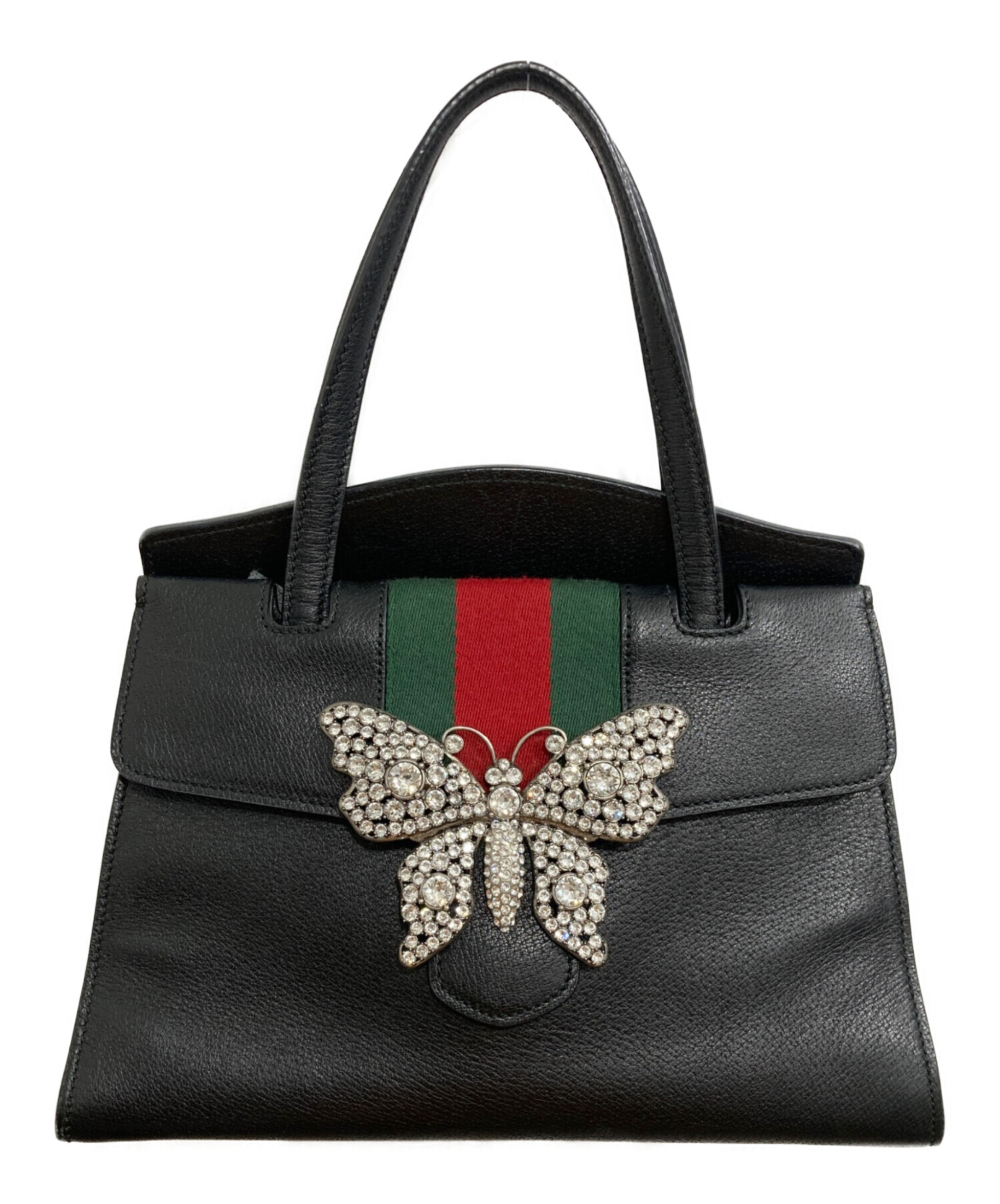 中古・古着通販】GUCCI (グッチ) トーテムバタフライビジュー 2WAY
