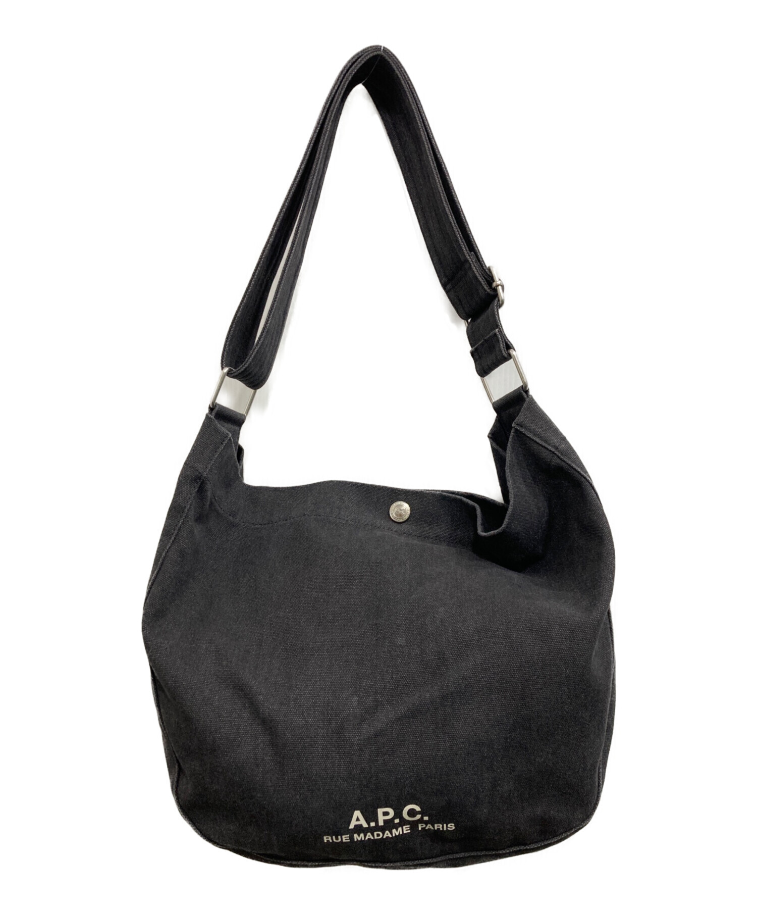 中古・古着通販】A.P.C. (アーペーセー) キャンバスショルダーバッグ 