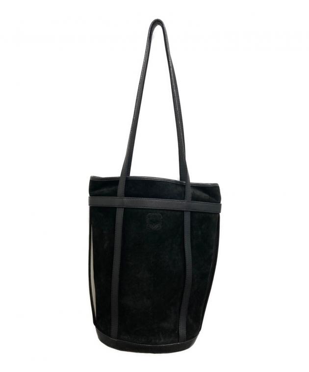 中古・古着通販】LOEWE (ロエベ) スウェードアナグラムトートバッグ