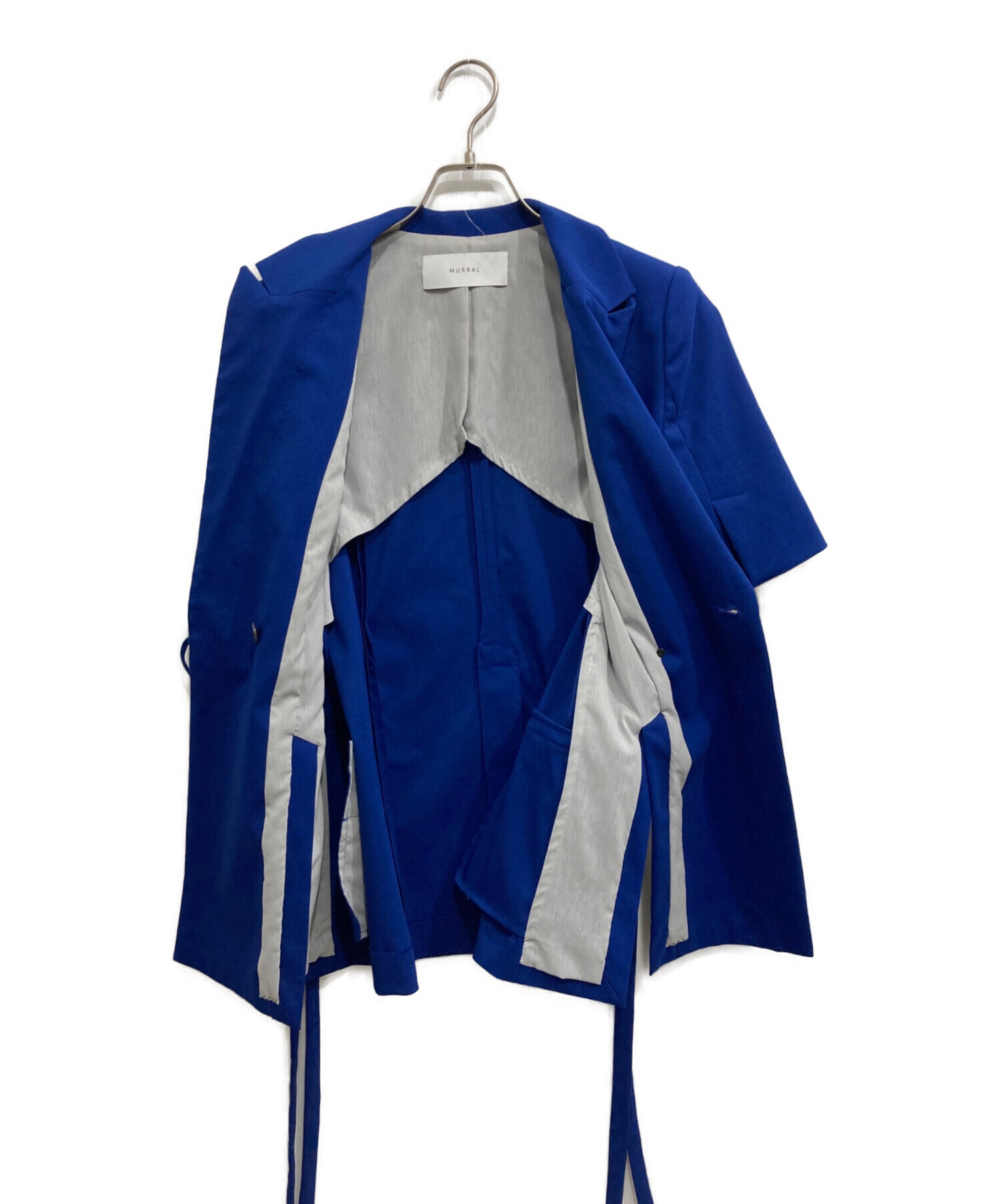 中古・古着通販】MURRAL (ミューラル) Slit short sleeve jacket 
