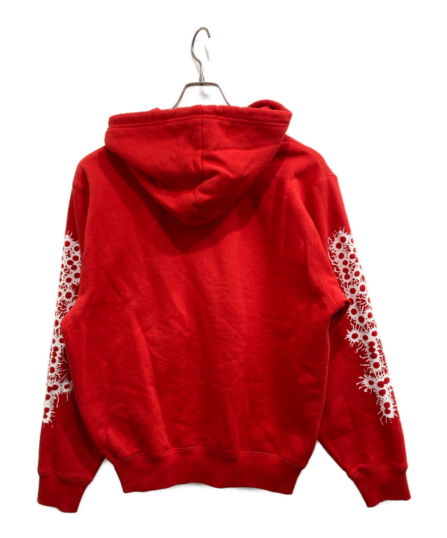 中古・古着通販】BoTT (ボット) BANG LOGO ZIP HOODIE レッド サイズ:M