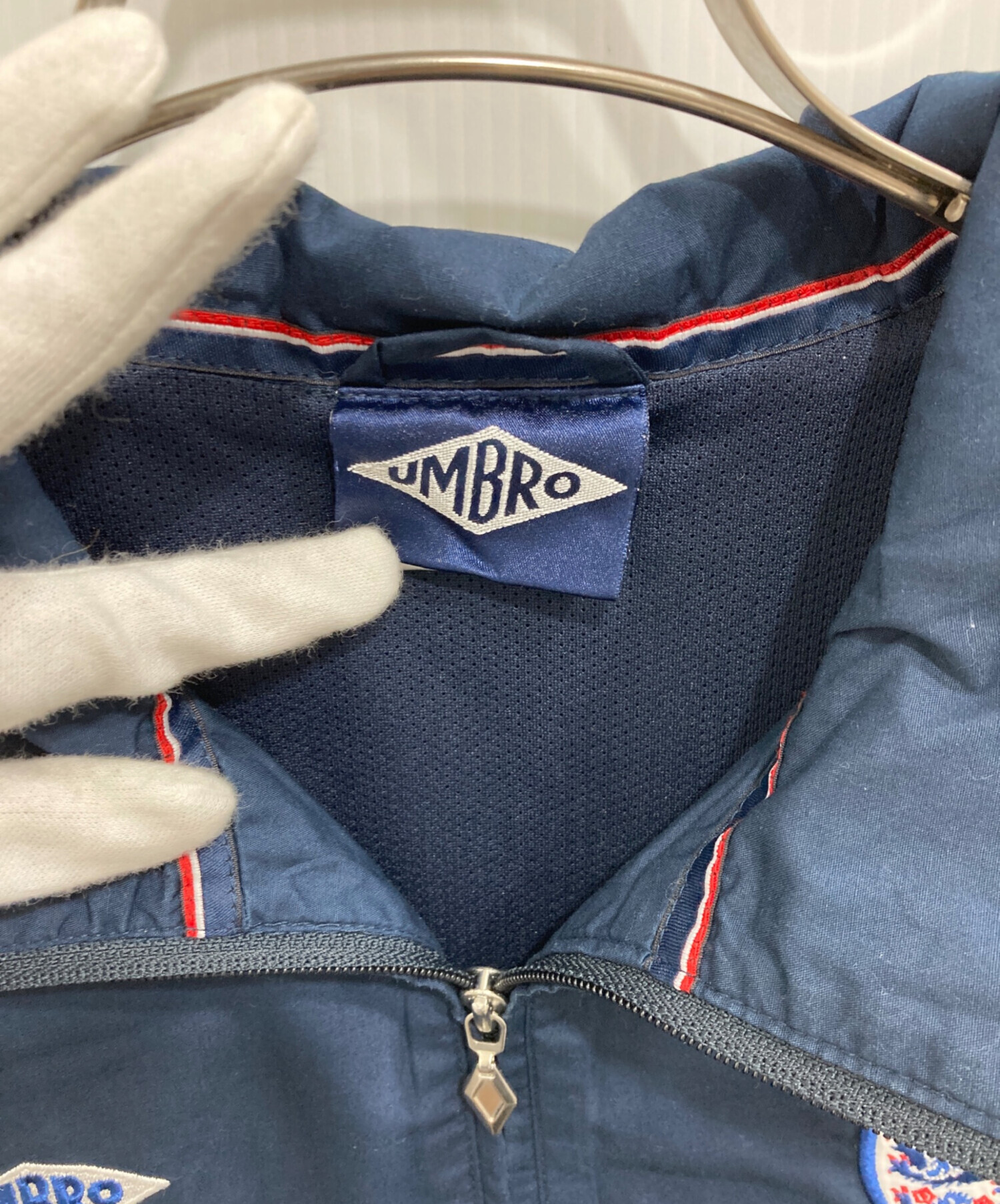 中古・古着通販】UMBRO (アンブロ) ナイロンジャケット ネイビー