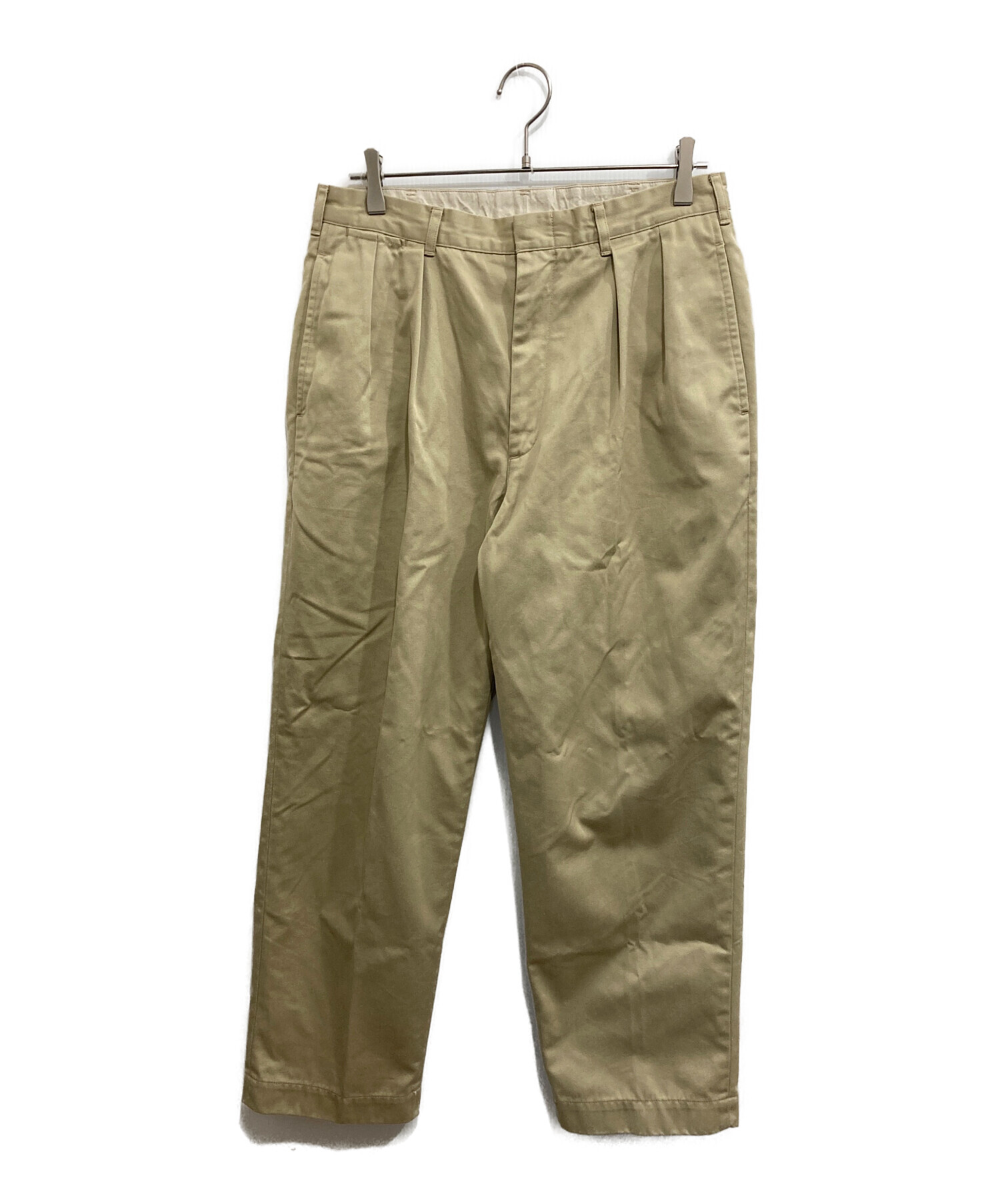 中古・古着通販】nanamica (ナナミカ) Double Pleated Chino Pants 