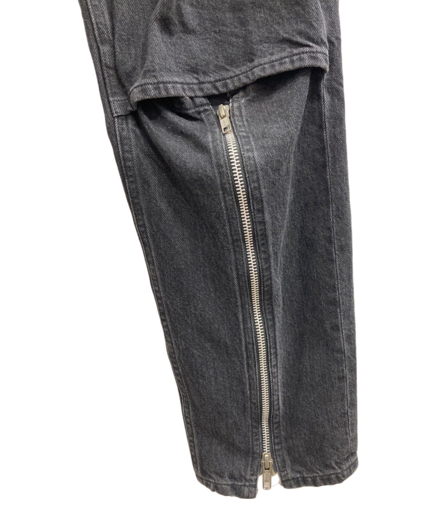 中古・古着通販】LIMI feu (リミフゥ) ジップデザイン デニムパンツ