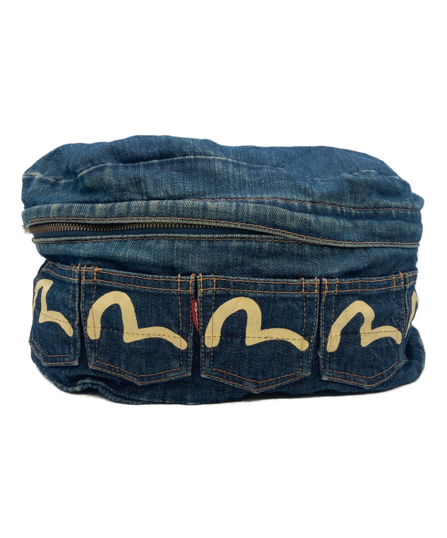EVISU 5ポケッツデニムウエストポーチ 中古・古着通販】EVISU (エヴィス) 5ポケット デニムウエストポーチ/5