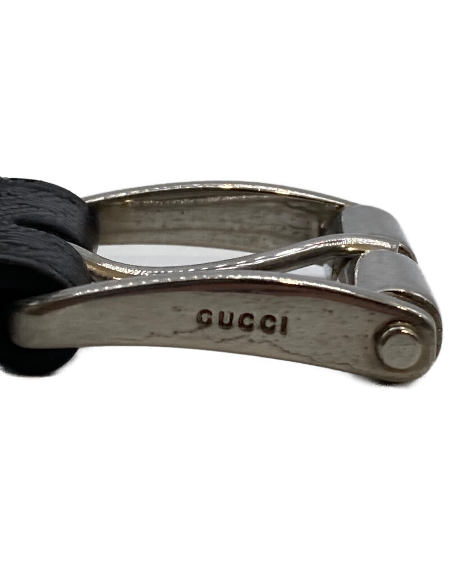 中古・古着通販】GUCCI (グッチ) レザーベルト ブラック｜ブランド