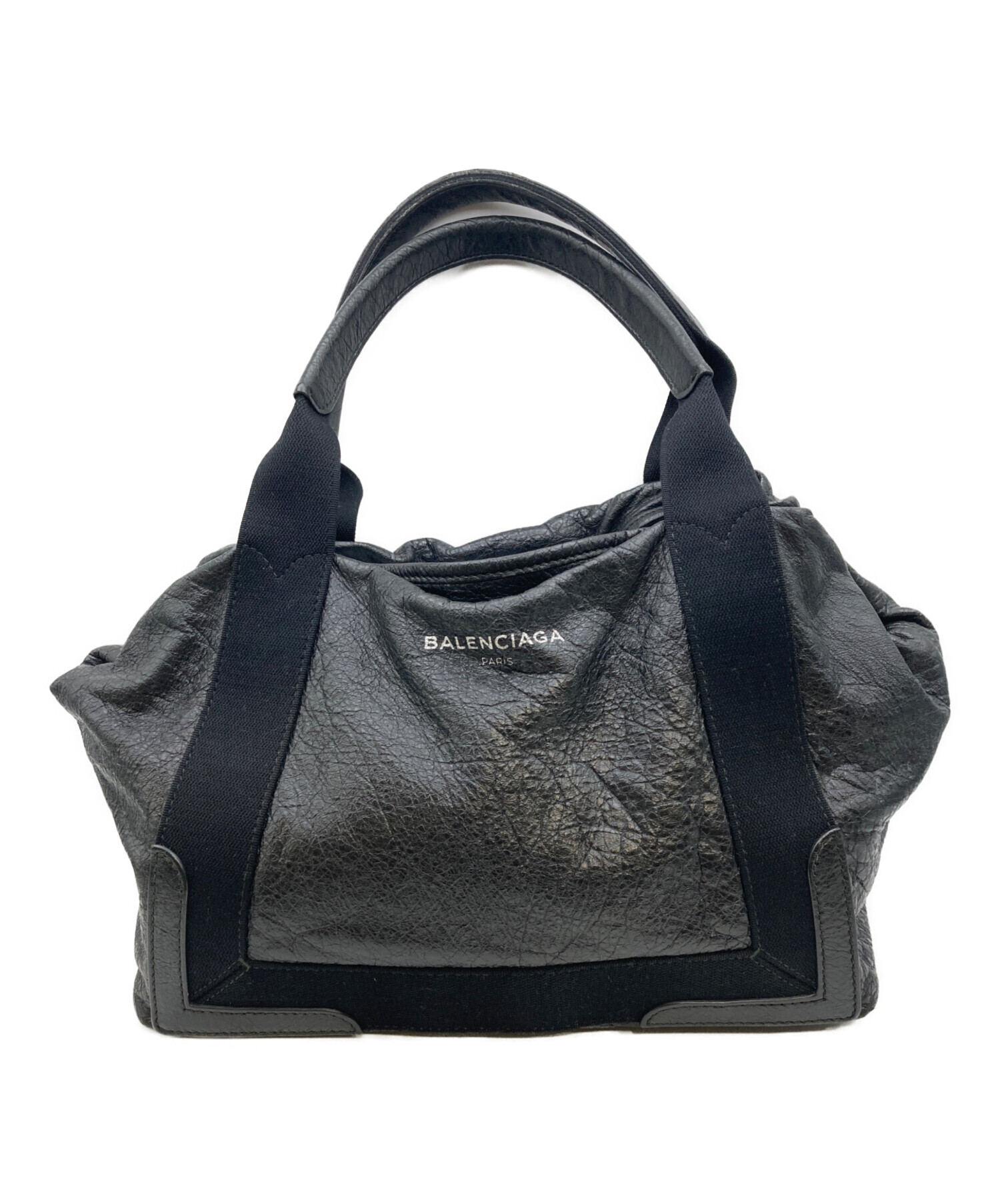 中古・古着通販】BALENCIAGA (バレンシアガ) NAVY CABAS ブラック 