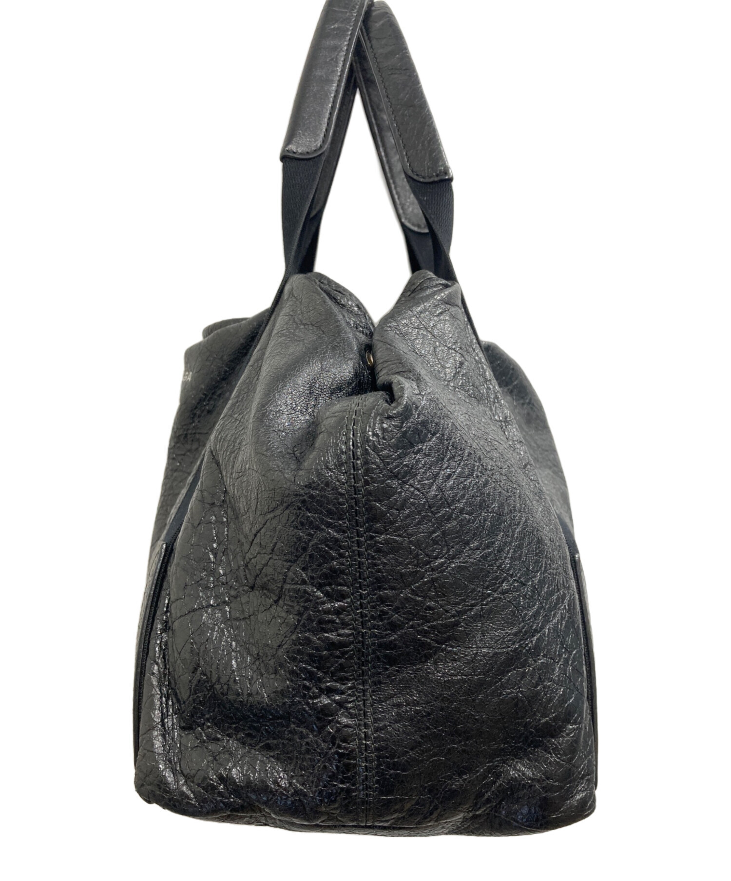 中古・古着通販】BALENCIAGA (バレンシアガ) NAVY CABAS ブラック 