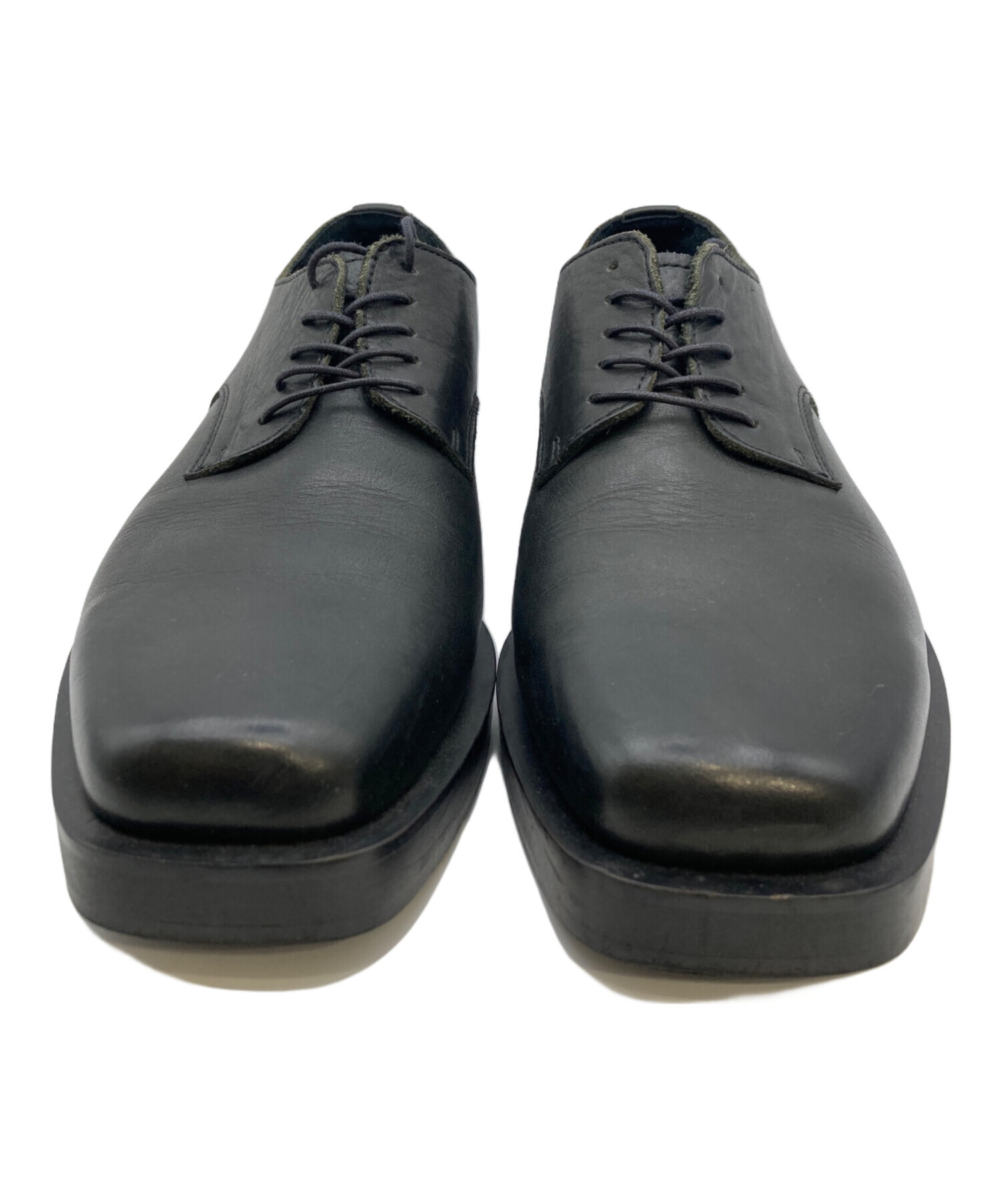 中古・古着通販】PADRONE (パドローネ) BL SQUARE DERBY SHOES