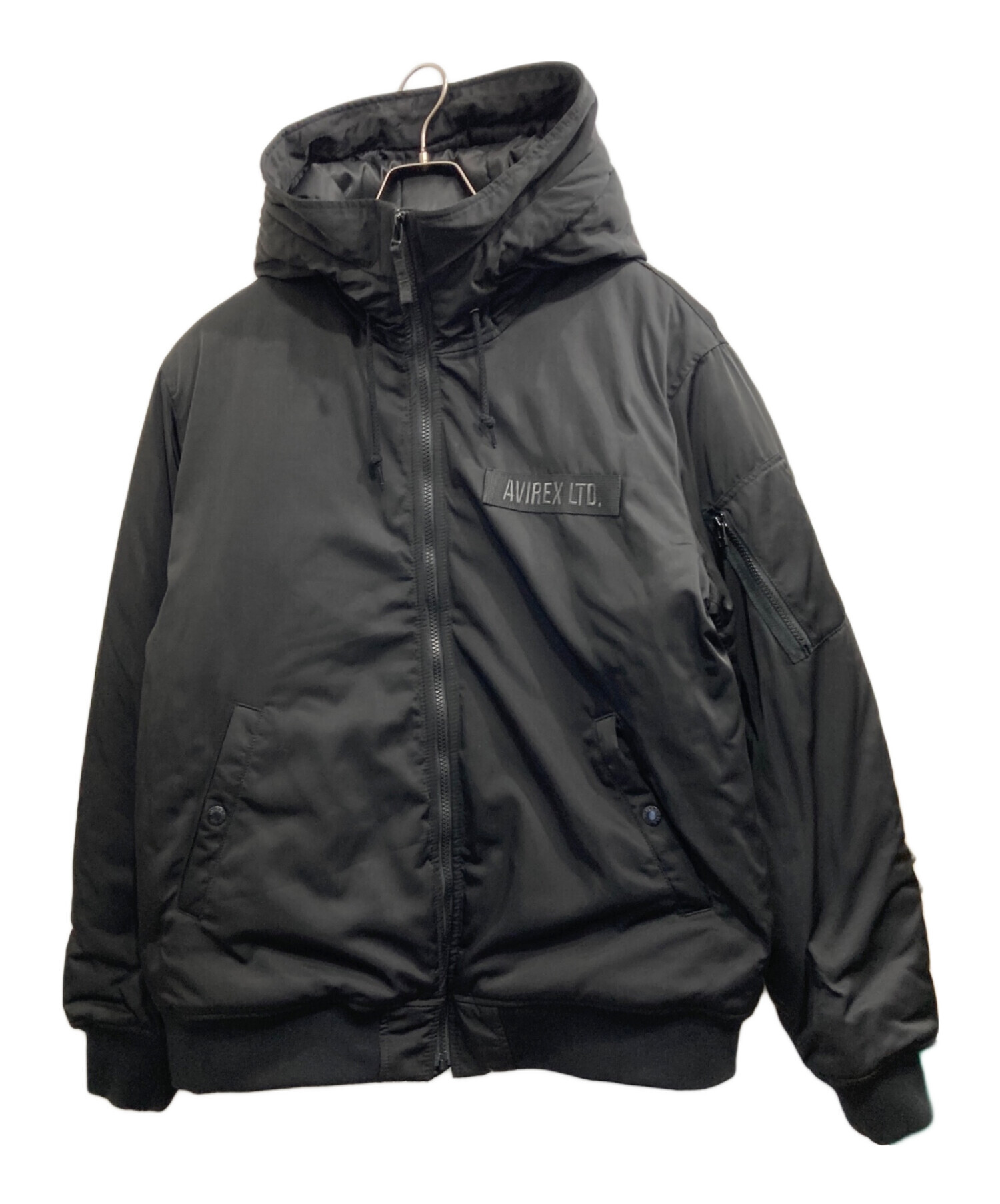 中古・古着通販】AVIREX (アヴィレックス) 中綿フーデッドジャケット 